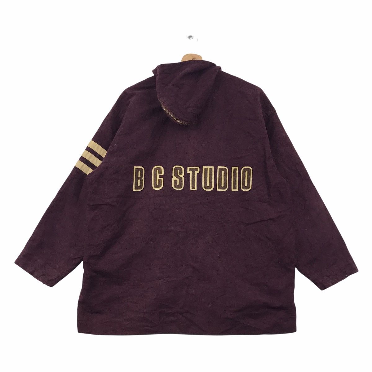 Japanese Brand BETH COMB STUDIO #5 Japanese Brand Wool Hoodie Jacket Size US XL / EU 56 / 4 - 6 Thumbnail