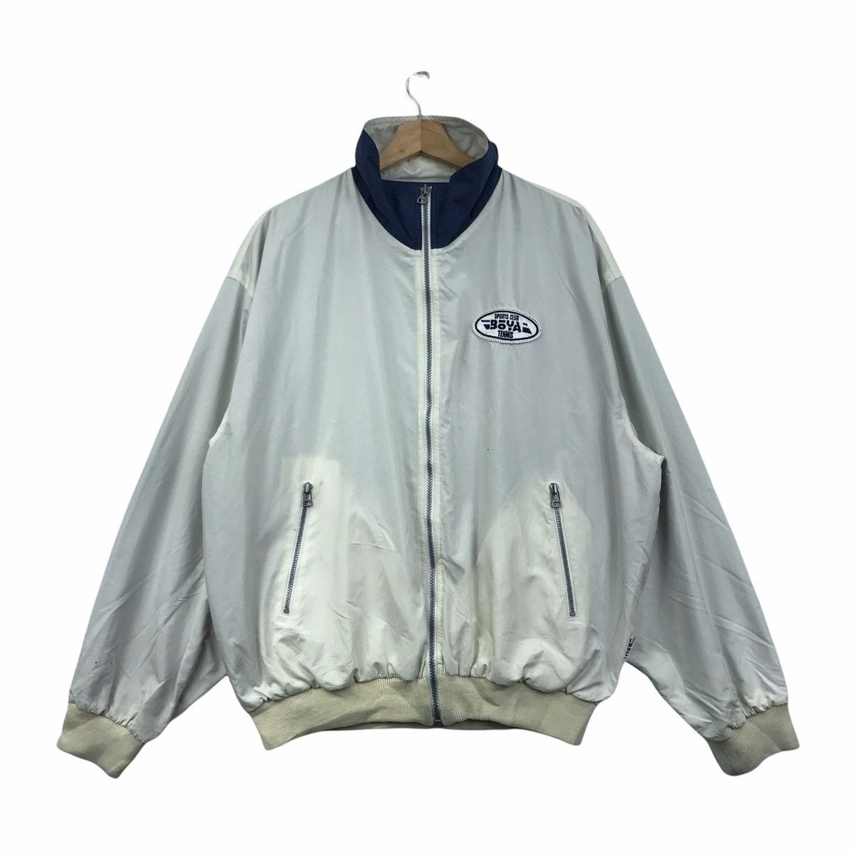 Vintage BOYA TENNIS Sport Club Sportswear Reversible Jacket Size US XXL / EU 58 / 5 - 4 Thumbnail