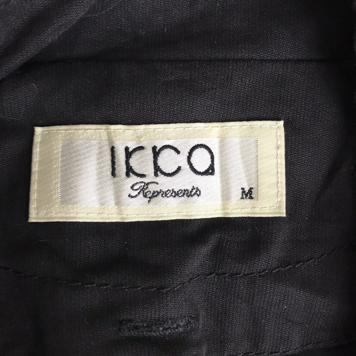 Vintage IKKA REPRESENT Double Collar Zipper Long Coat Jacket Size US M / EU 48-50 / 2 - 3 Thumbnail
