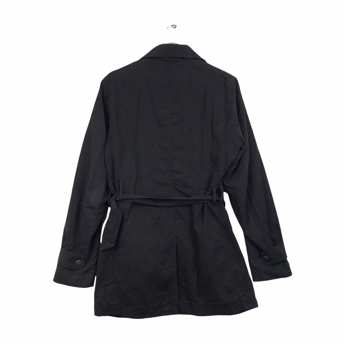 Vintage IKKA REPRESENT Double Collar Zipper Long Coat Jacket Size US M / EU 48-50 / 2 - 6 Thumbnail