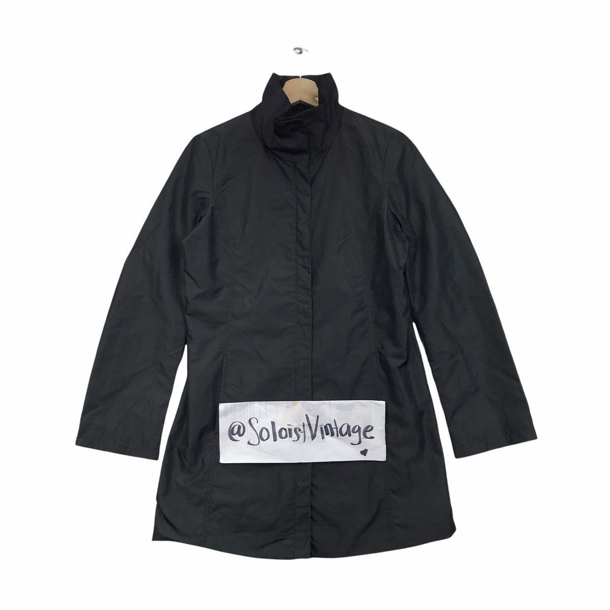 Max Mara MAX MARA & Co Plain Italy Long Coat Overcoat Trench Jacket Size ONE SIZE - 1 Thumbnail