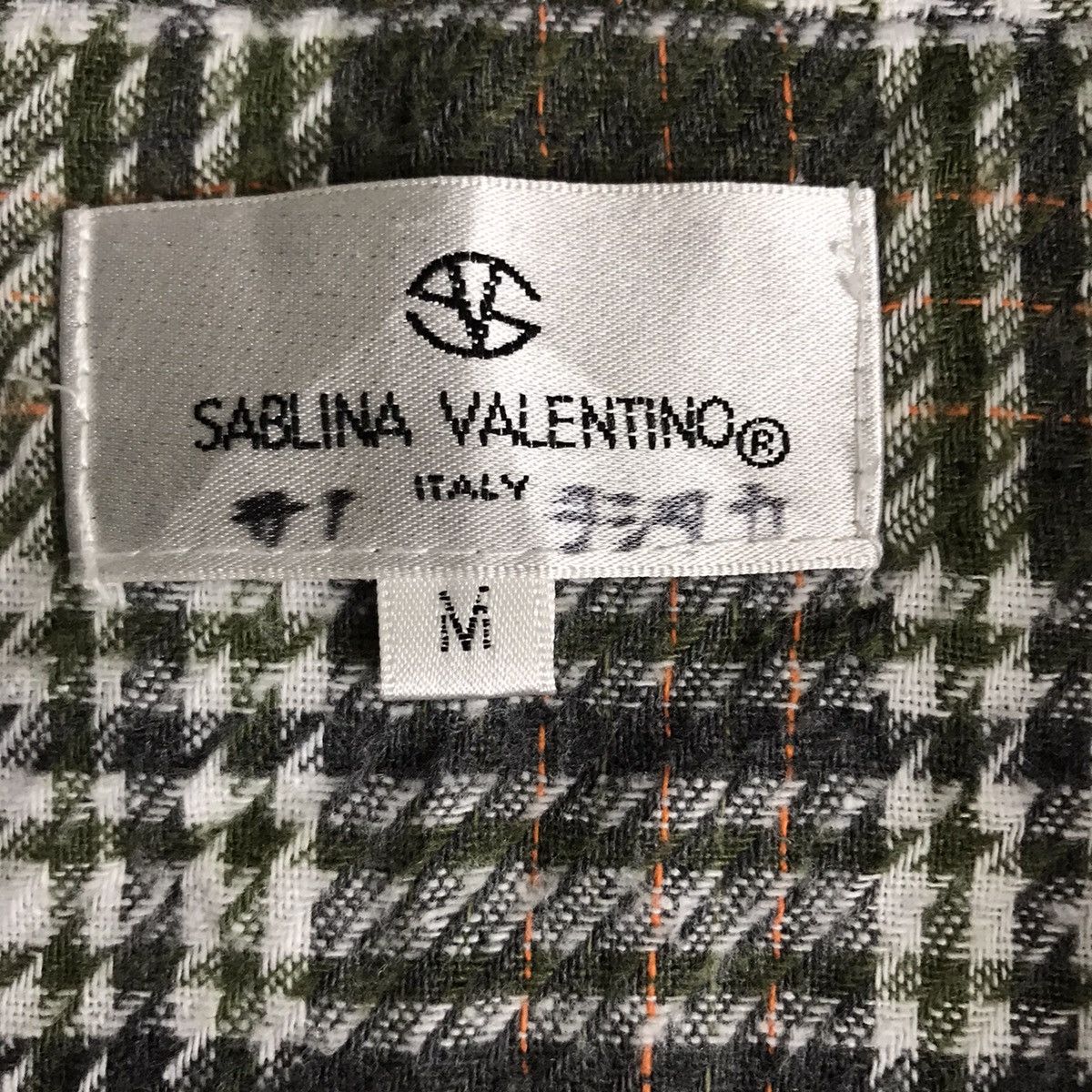 Vintage SABLINA VALENTINO Paris Italy Designer Check Tartan Size US M / EU 48-50 / 2 - 5 Thumbnail