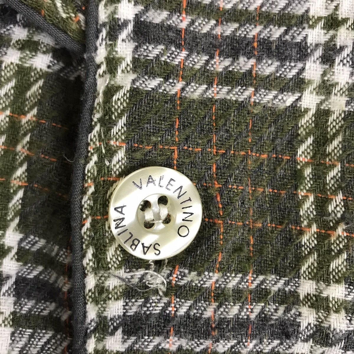 Vintage SABLINA VALENTINO Paris Italy Designer Check Tartan Size US M / EU 48-50 / 2 - 4 Thumbnail