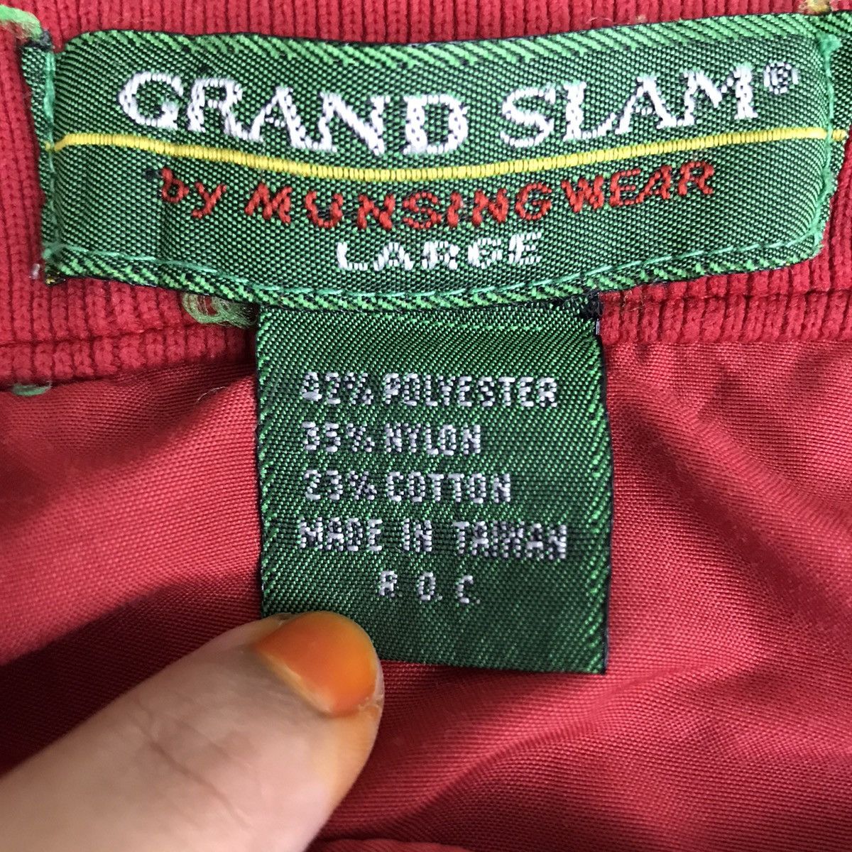 Grand Slam GRANDSLAM MUNSINGWEAR LOUISVILLE Cardinal Windbreaker Jacket Size US L / EU 52-54 / 3 - 4 Thumbnail