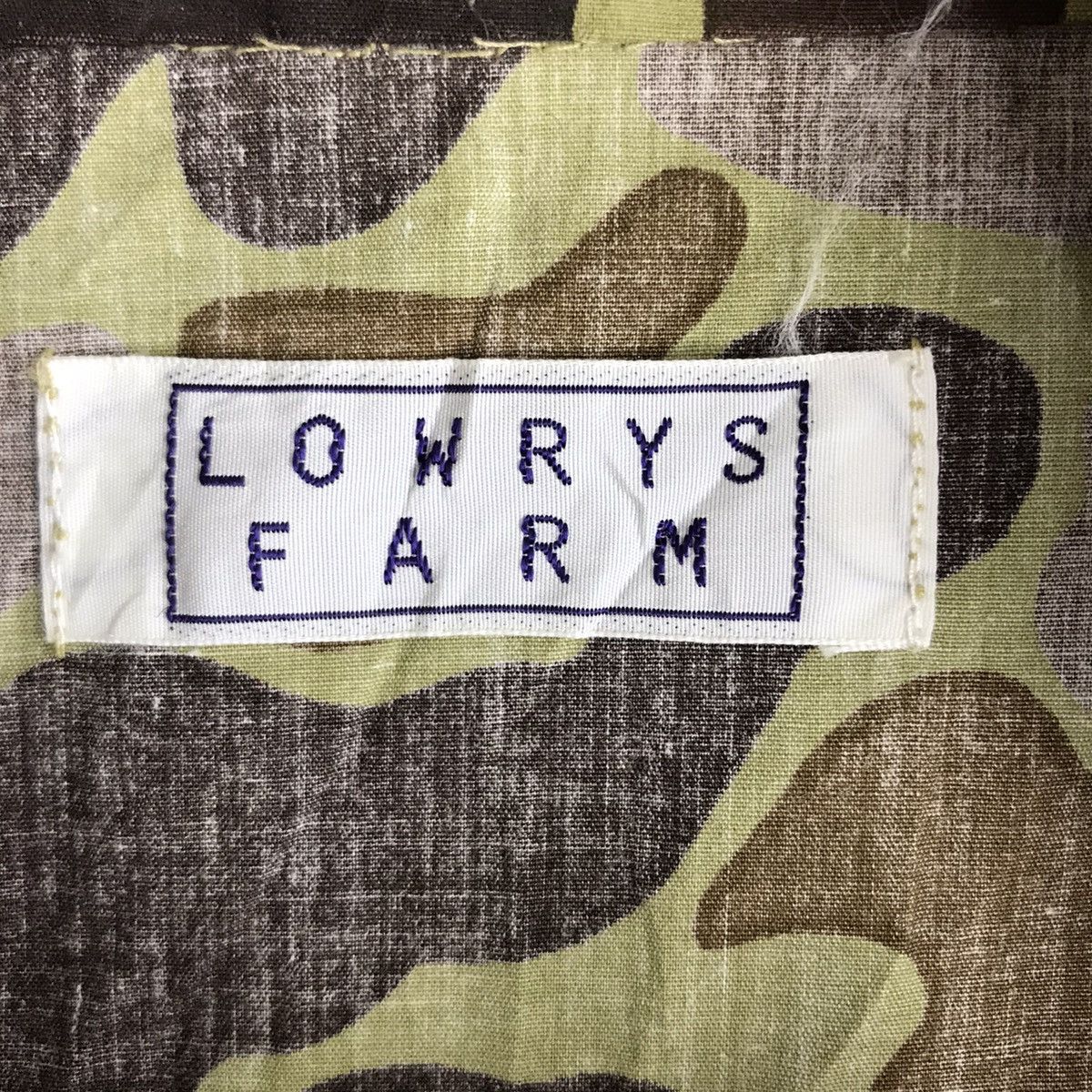 LOWRYS FARM LOWRYS FARM Japanese Brand Camouflage Tactical Vest Fish Size US S / EU 44-46 / 1 - 3 Thumbnail