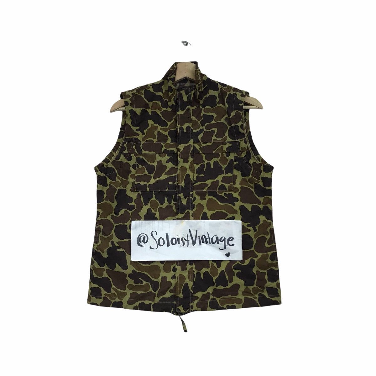 LOWRYS FARM LOWRYS FARM Japanese Brand Camouflage Tactical Vest Fish Size US S / EU 44-46 / 1 - 1 Thumbnail