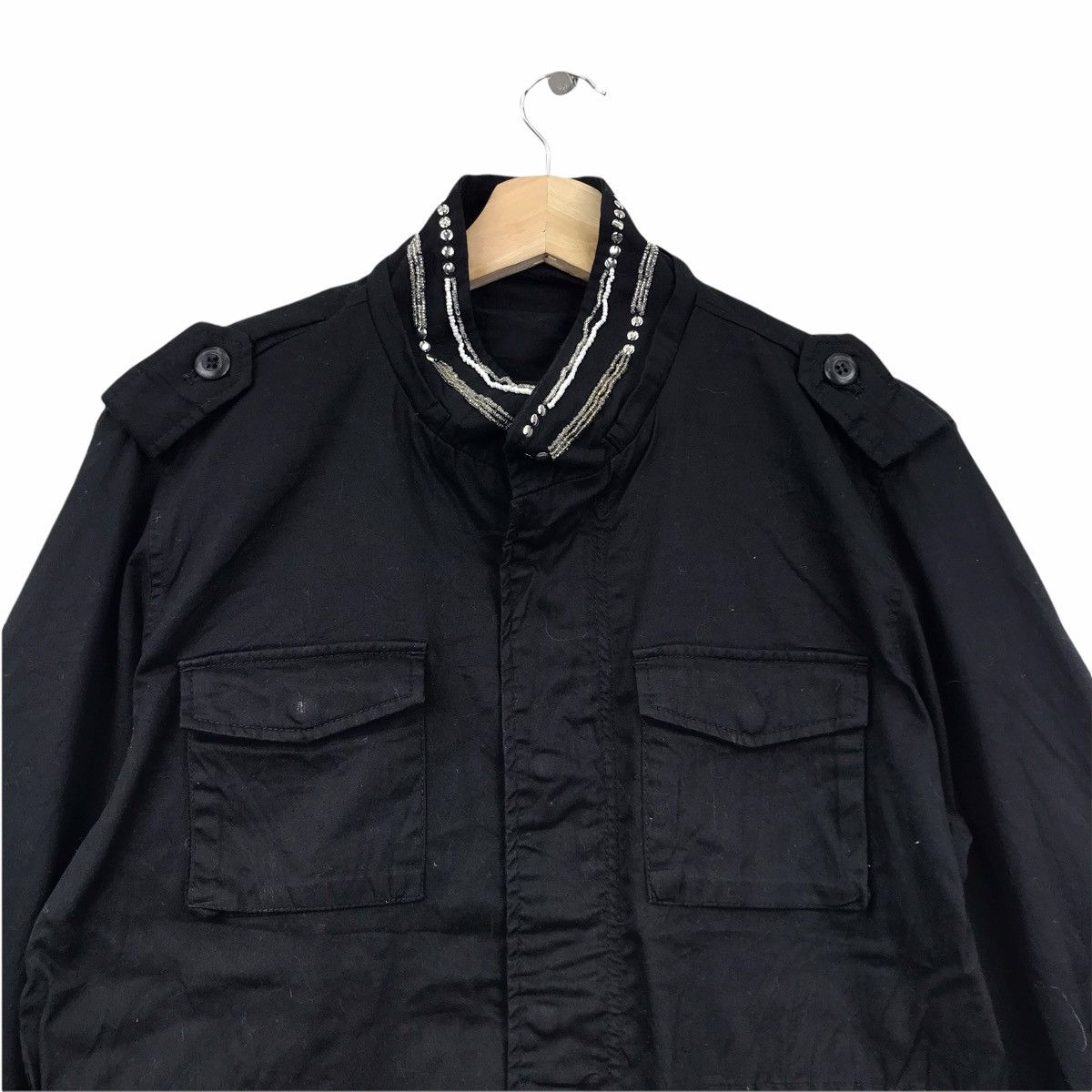 Japanese Brand JEANASIS Fancy Workwear Japanese Brand Army Black Jacket Size US M / EU 48-50 / 2 - 3 Thumbnail