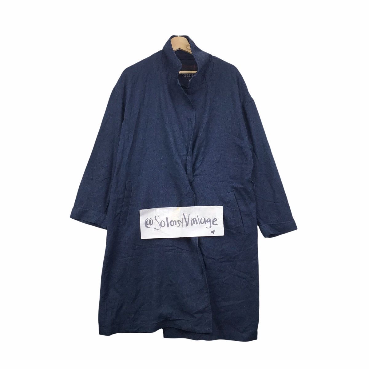 Japanese Brand HK WORKS LONDON Japanese Brand Long Over Coat Size US L / EU 52-54 / 3 - 1 Thumbnail