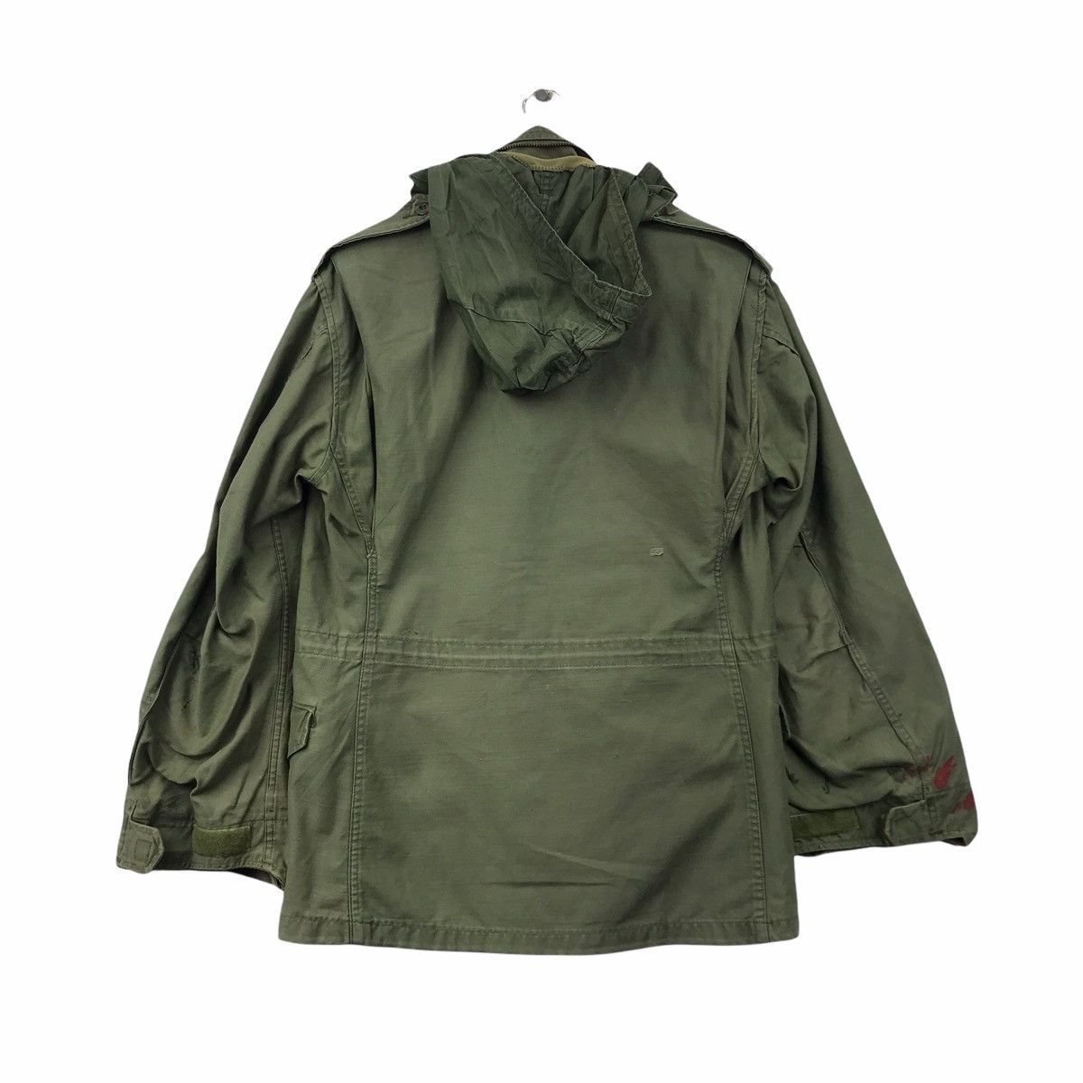 Vintage Vintage 80s Green Parka Army Soldier Hoodie Utility Jacket Size US L / EU 52-54 / 3 - 4 Thumbnail