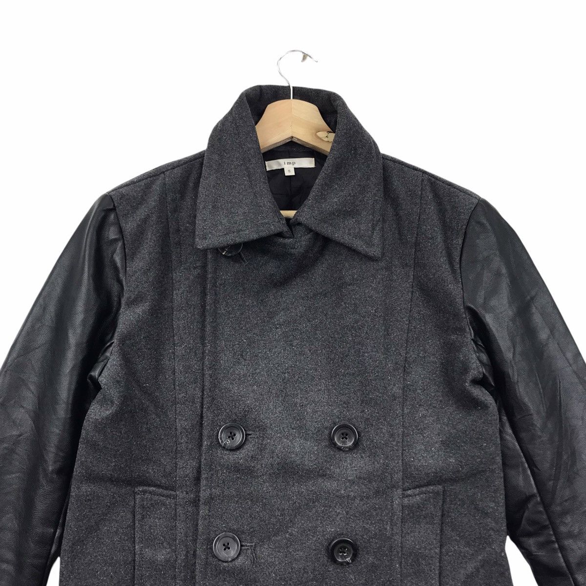 Japanese Brand IMP Japanese Brand Polyester Varsity Jacket Coat Wool Size US S / EU 44-46 / 1 - 2 Thumbnail