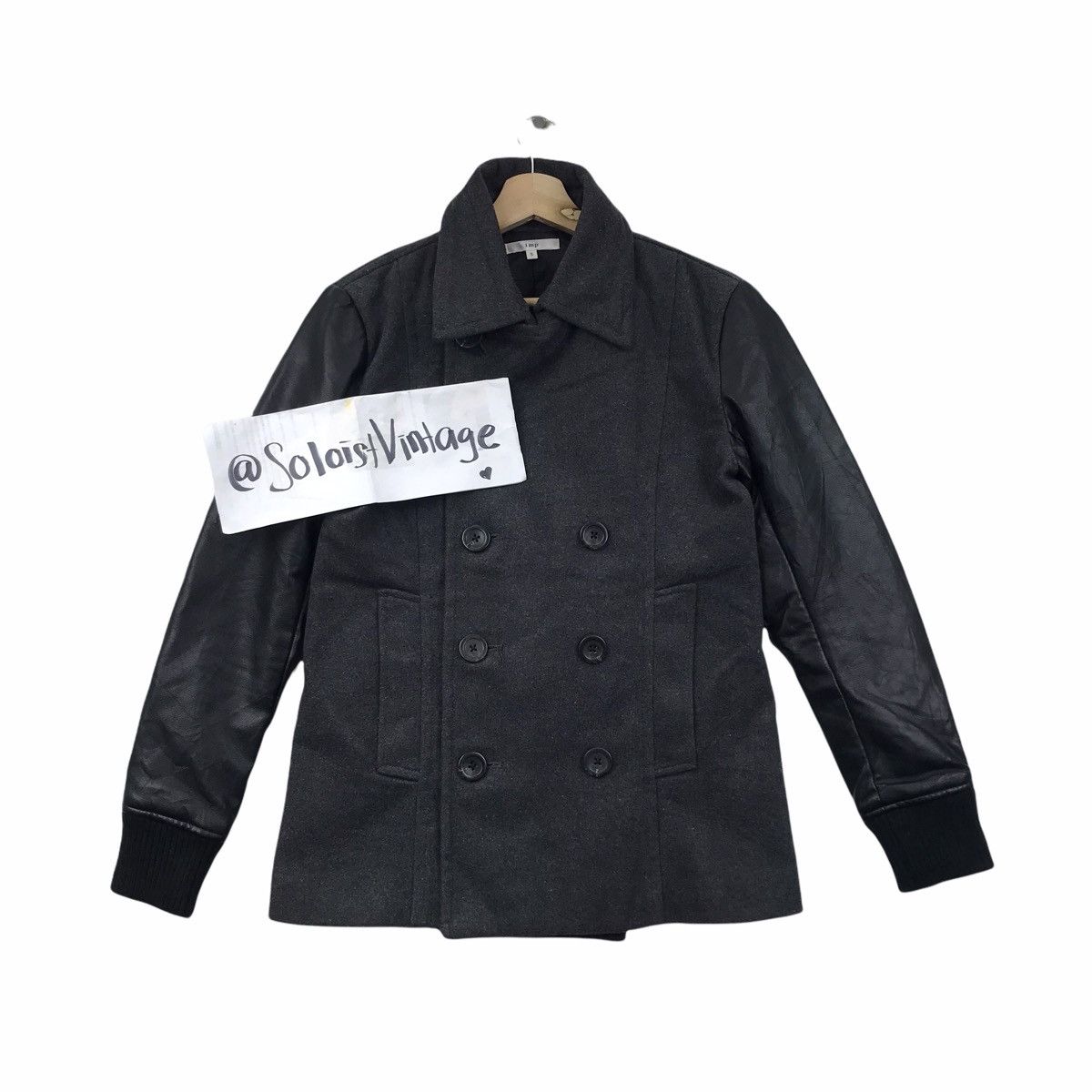 Japanese Brand IMP Japanese Brand Polyester Varsity Jacket Coat Wool Size US S / EU 44-46 / 1 - 1 Thumbnail