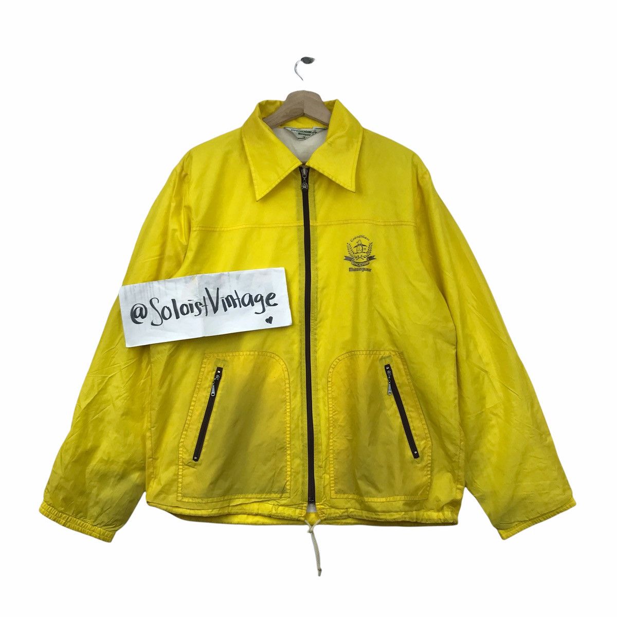 Grand Slam GRANDSLAM MUNSINGWEAR Bomber Windbreaker Jacket Size US M / EU 48-50 / 2 - 1 Thumbnail