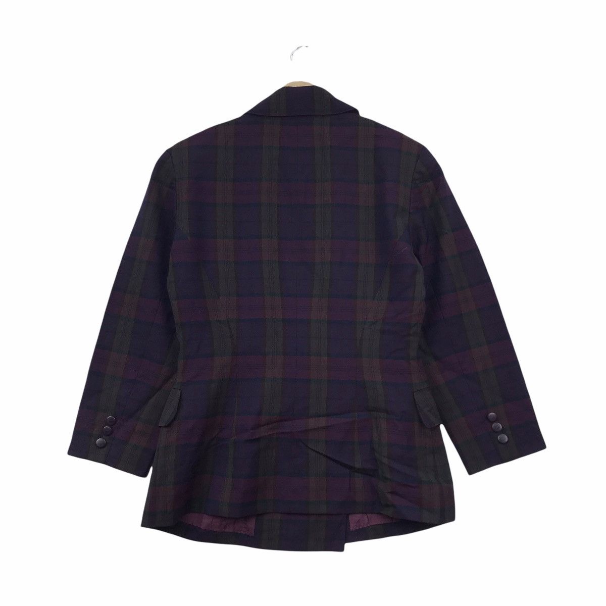 Junko Shimada 49 AV JUNKO SHIMADA Japanese Brand Check Tartan Coat Size US S / EU 44-46 / 1 - 7 Thumbnail