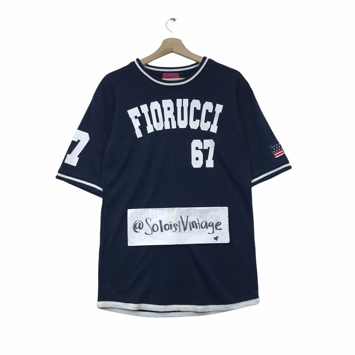 Fiorucci FIORUCCI #67 Italian Designer American Flag Shirt Size US XL / EU 56 / 4 - 1 Thumbnail