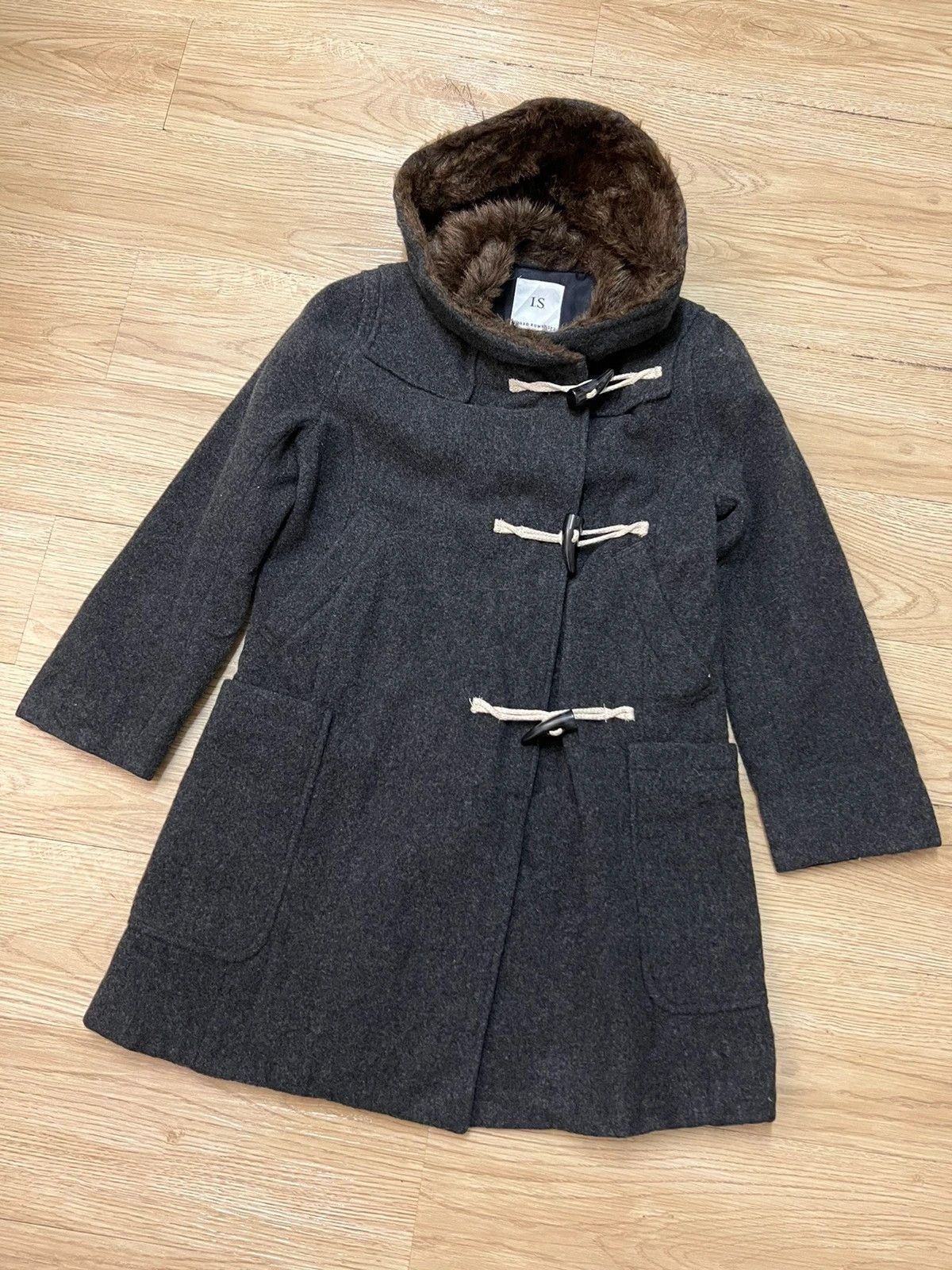 Issey Miyake Issey Miyake Sunoa Kuwahara Wool Duffle Coat Size US M / EU 48-50 / 2 - 1 Thumbnail