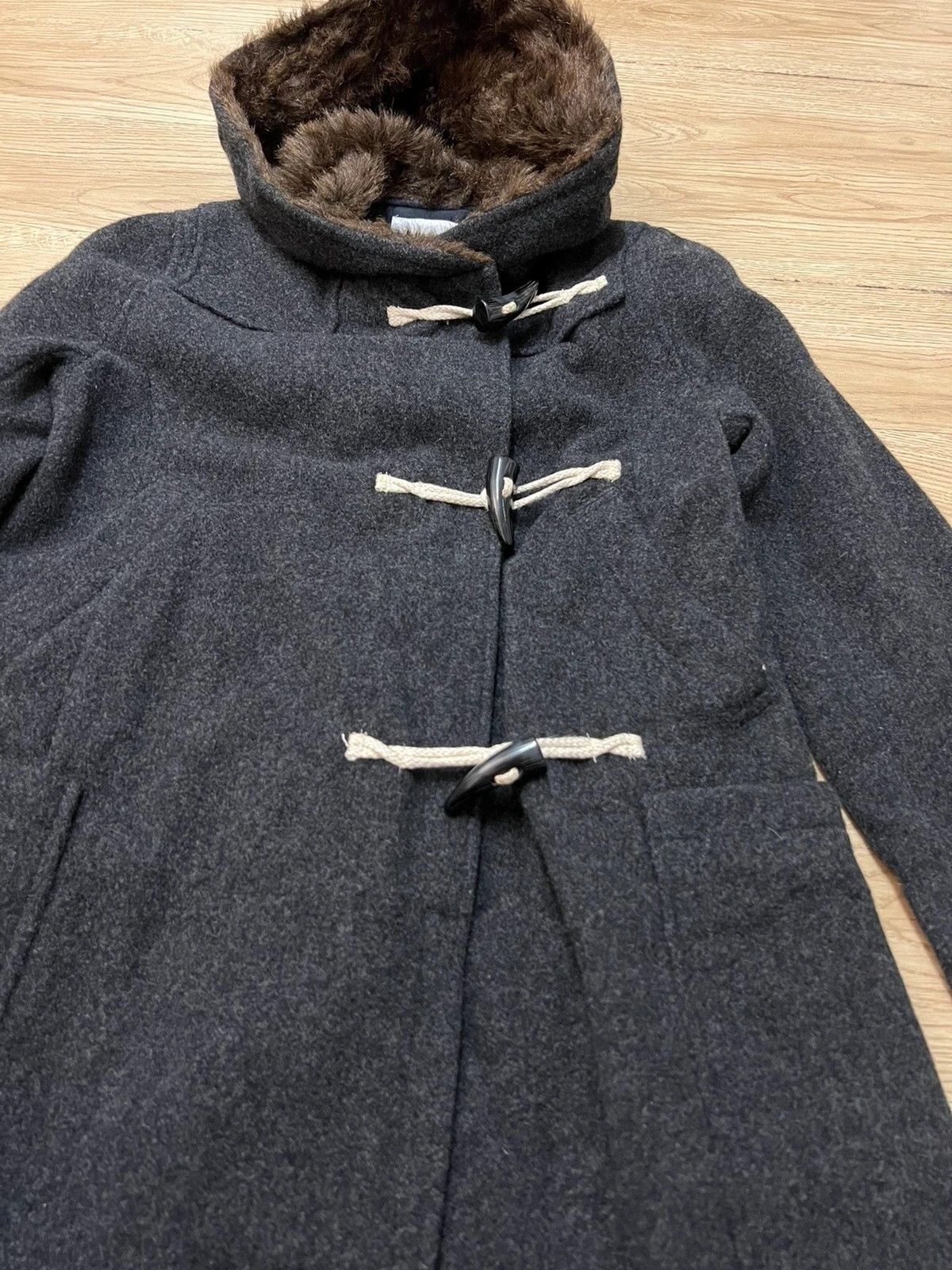 Issey Miyake Issey Miyake Sunoa Kuwahara Wool Duffle Coat Size US M / EU 48-50 / 2 - 4 Thumbnail