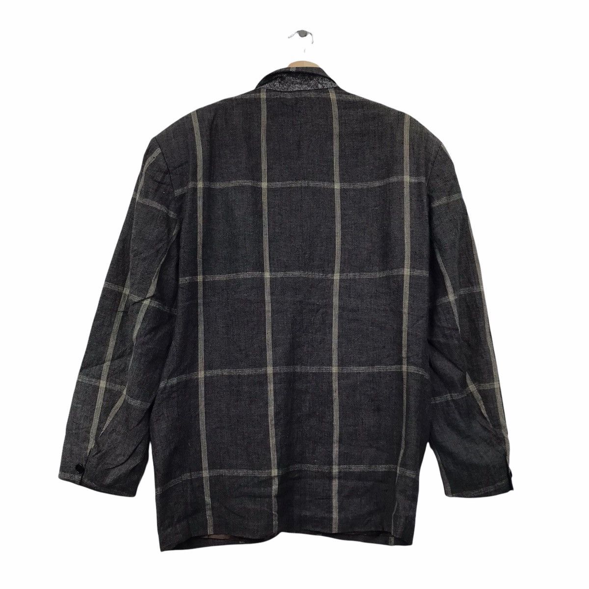 Vintage Vintage ARMANDO POLLINI Italian Brand Check Coat Blazer Size US XL / EU 56 / 4 - 7 Thumbnail