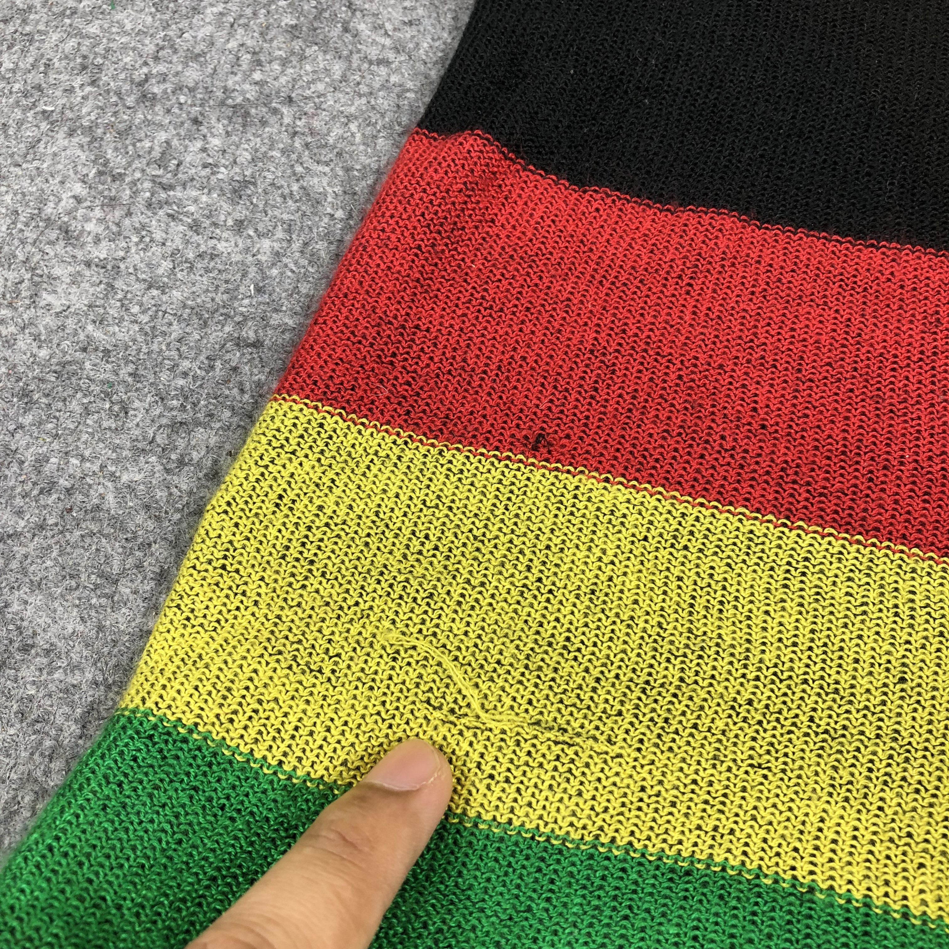 Vintage Vintage Rasta Marijuana Beanie Hat B1053 Size ONE SIZE - 9 Thumbnail