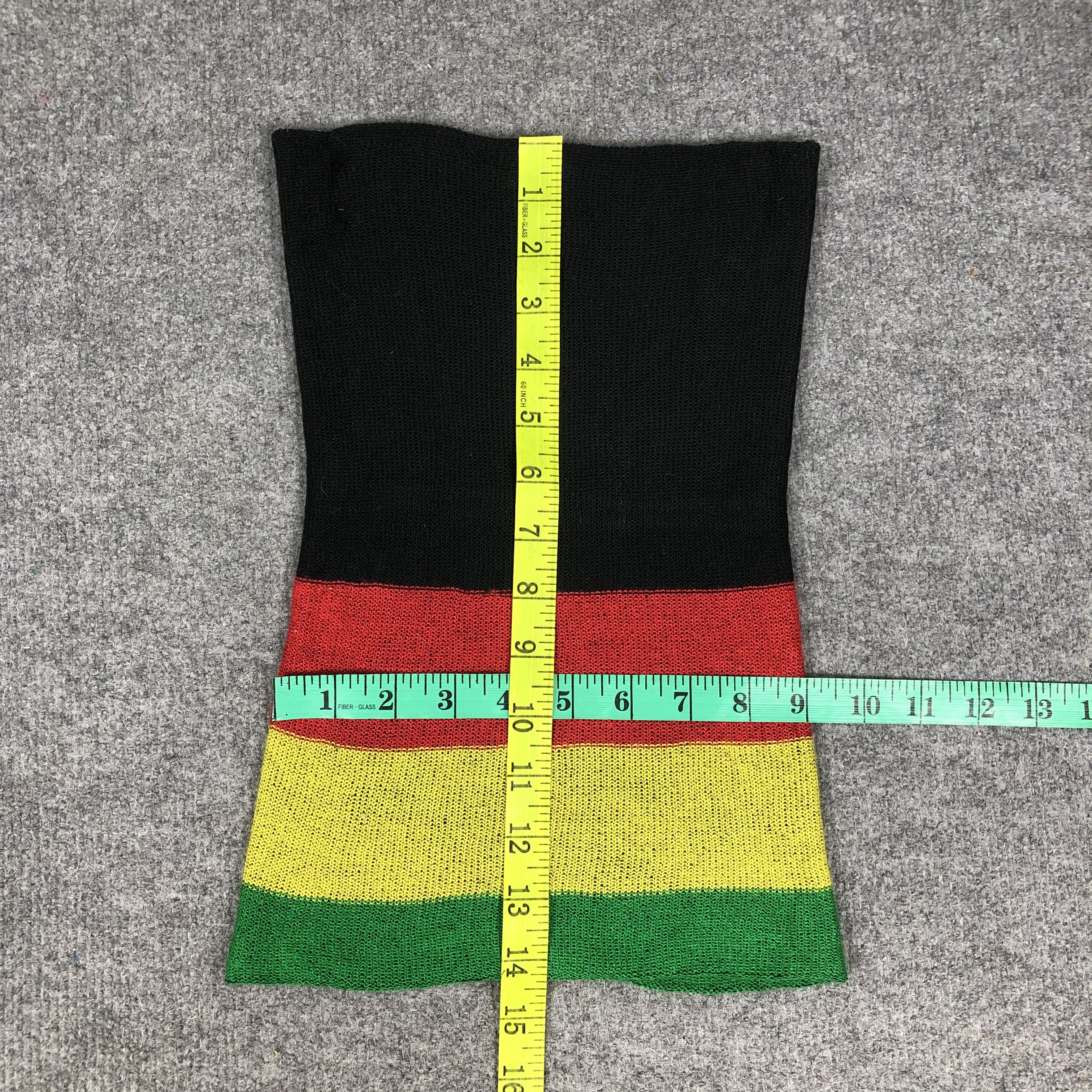 Vintage Vintage Rasta Marijuana Beanie Hat B1053 Size ONE SIZE - 11 Thumbnail