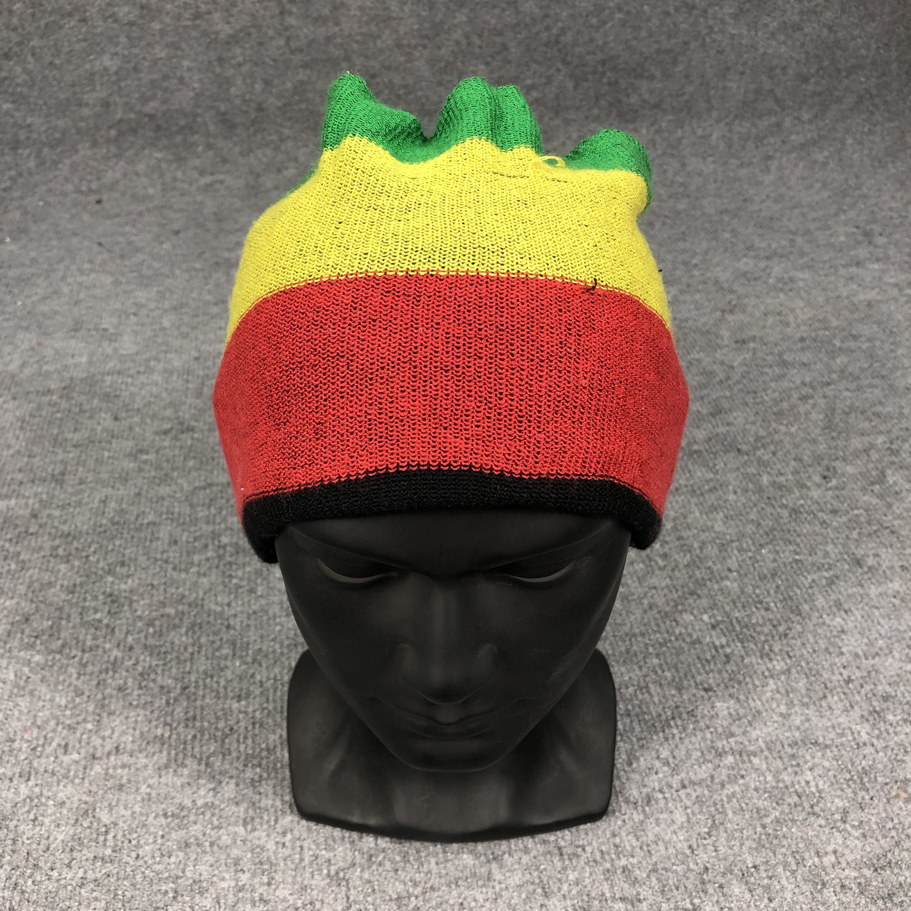 Vintage Vintage Rasta Marijuana Beanie Hat B1053 Size ONE SIZE - 3 Thumbnail