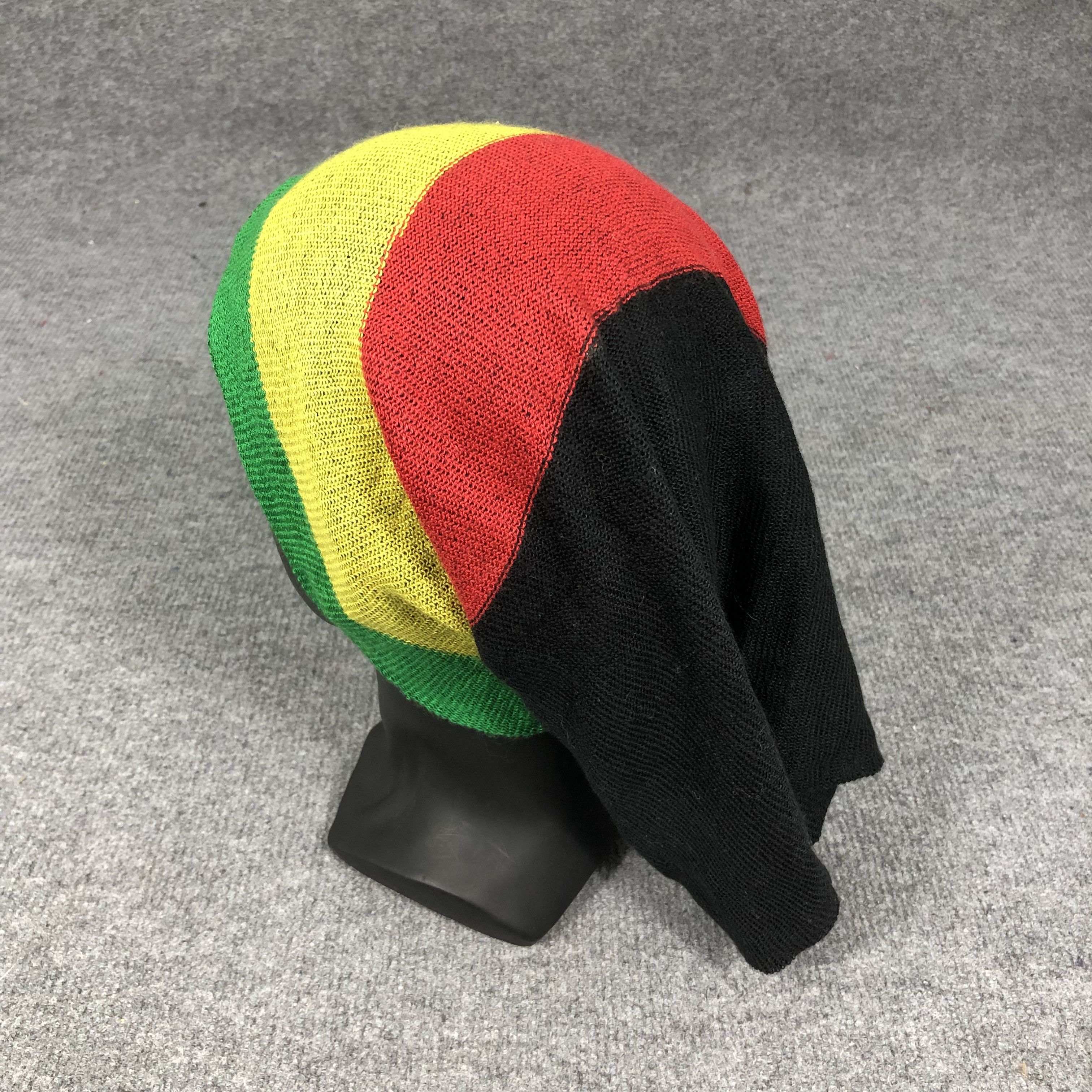 Vintage Vintage Rasta Marijuana Beanie Hat B1053 Size ONE SIZE - 2 Thumbnail