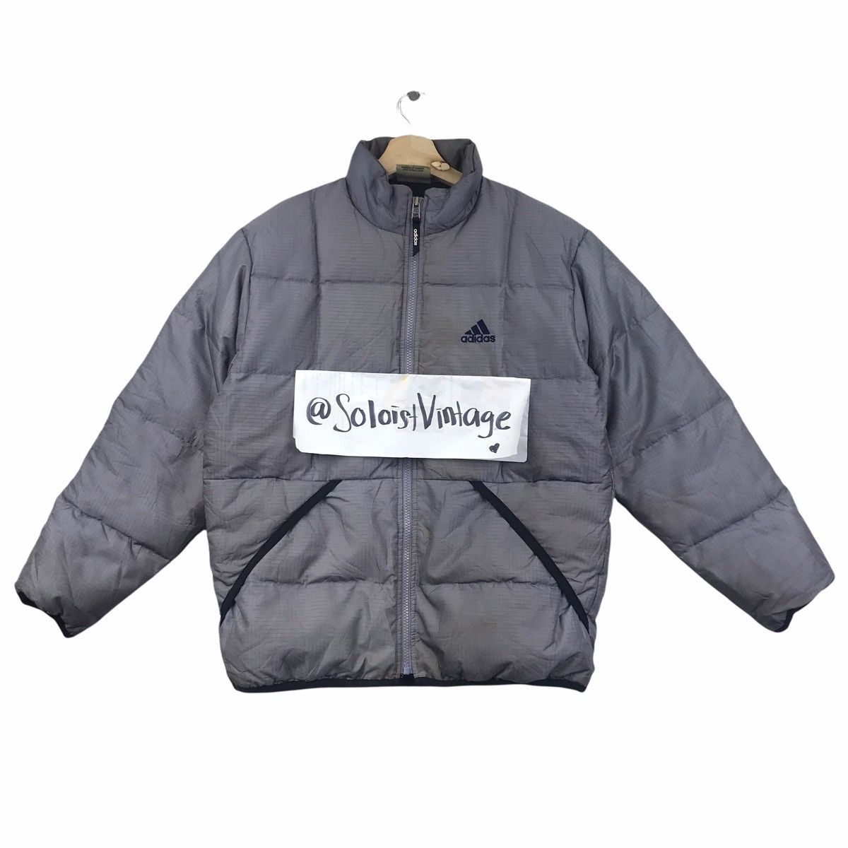 Adidas ADIDAS EQUIPMENT Sportswear Puffer Bomber Jacket Size US M / EU 48-50 / 2 - 1 Thumbnail