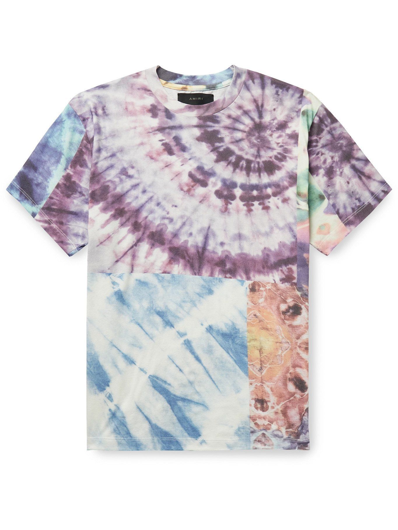 Amiri Amiri Tye Dye Patchwork T-Shirt Size US XS / EU 42 / 0 - 1 Thumbnail