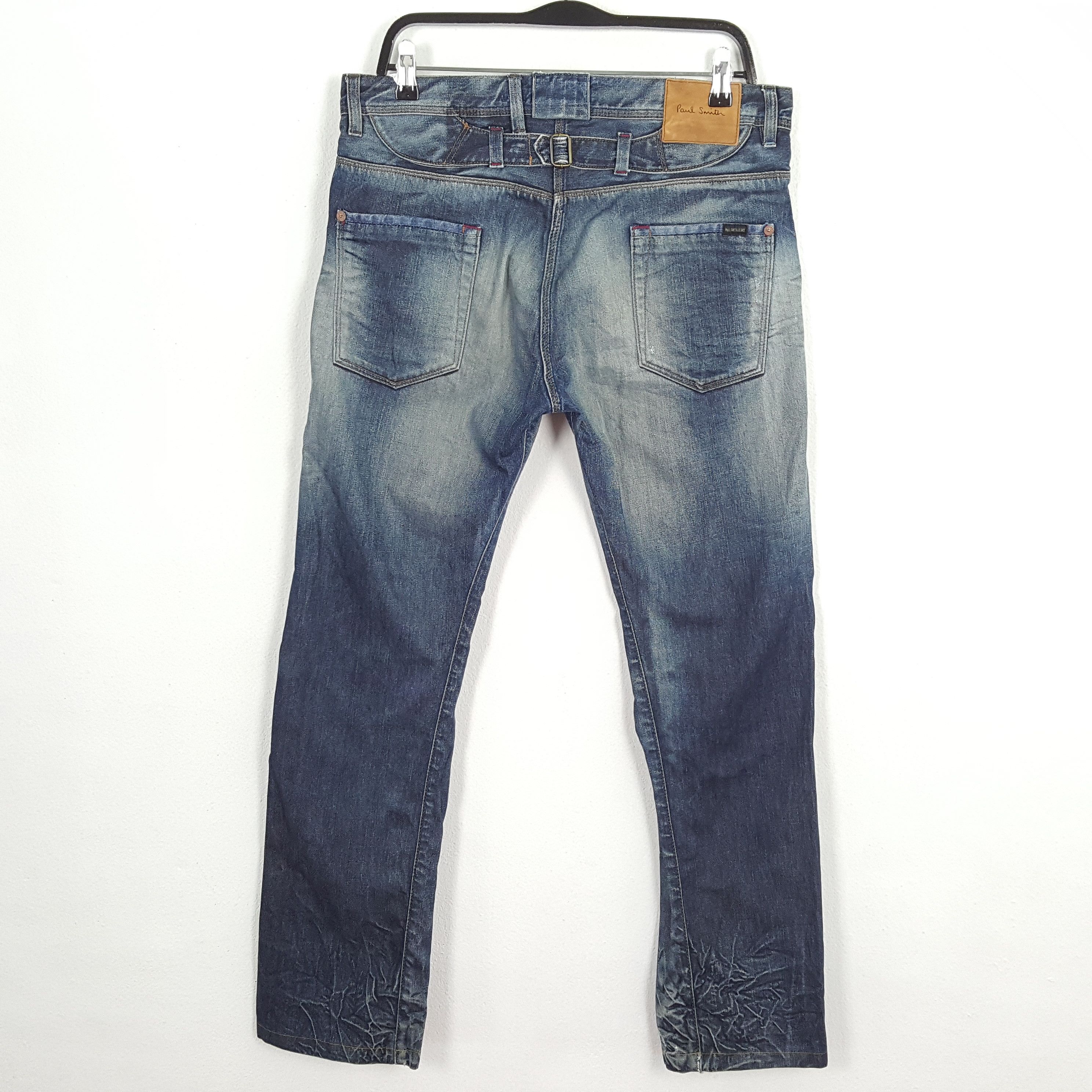 PAUL SMITH Streetwear Style Distressed Jeans