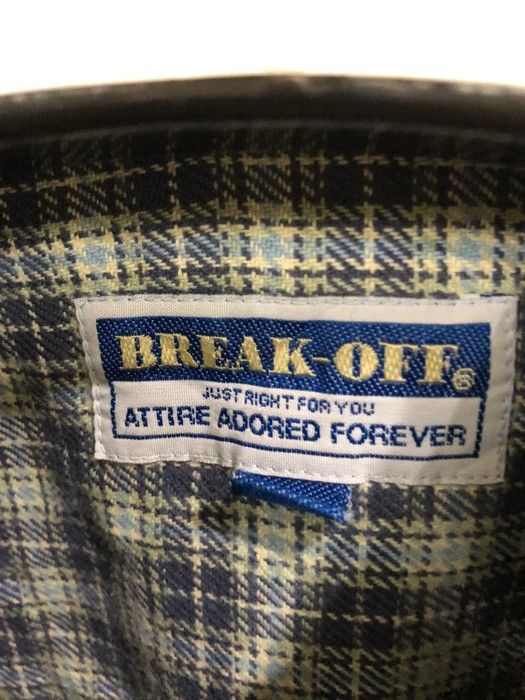 Vintage Vintage Break Off Plaid Tartan Flannel Shirt 👕 Size US L / EU 52-54 / 3 - 6 Thumbnail