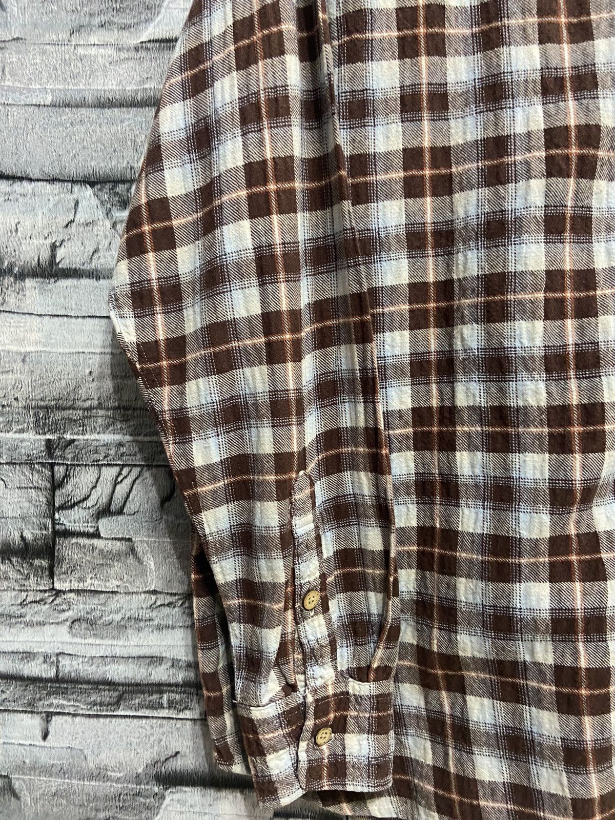 Japanese Brand Vintage Town & Country Surf Flannel plaid size L fit Xl Size US XL / EU 56 / 4 - 5 Thumbnail