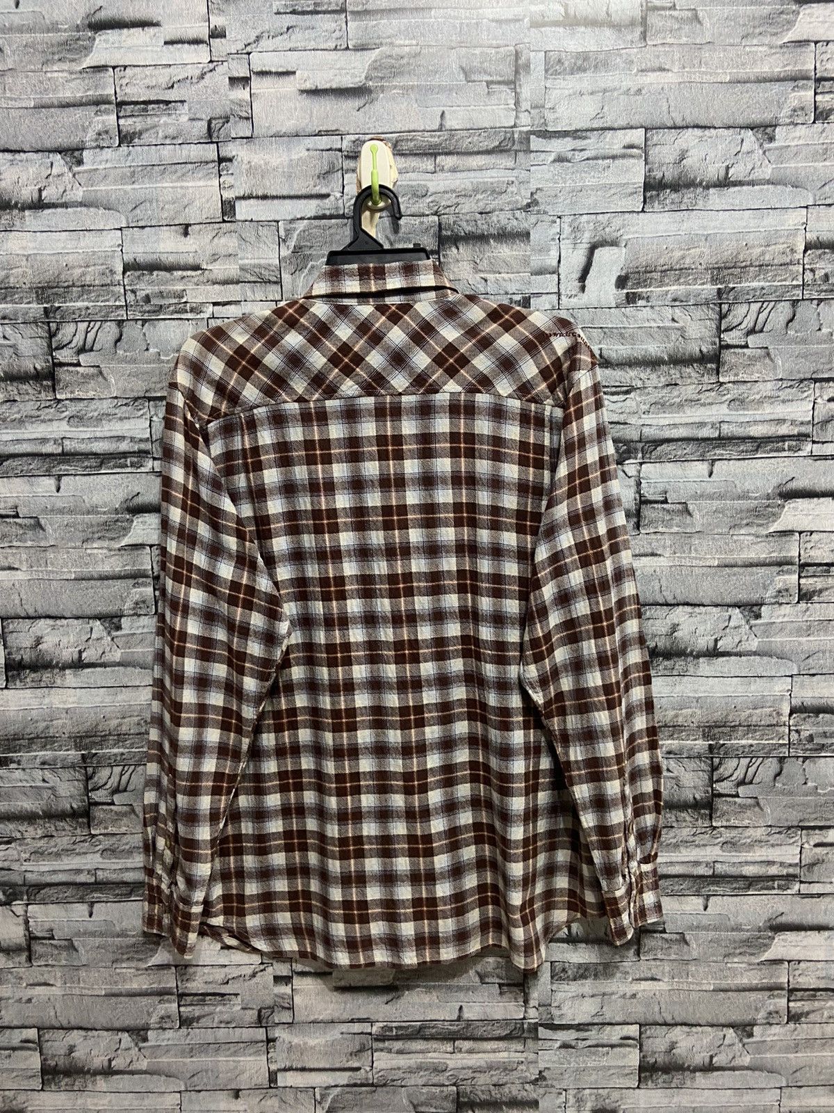 Japanese Brand Vintage Town & Country Surf Flannel plaid size L fit Xl Size US XL / EU 56 / 4 - 7 Thumbnail