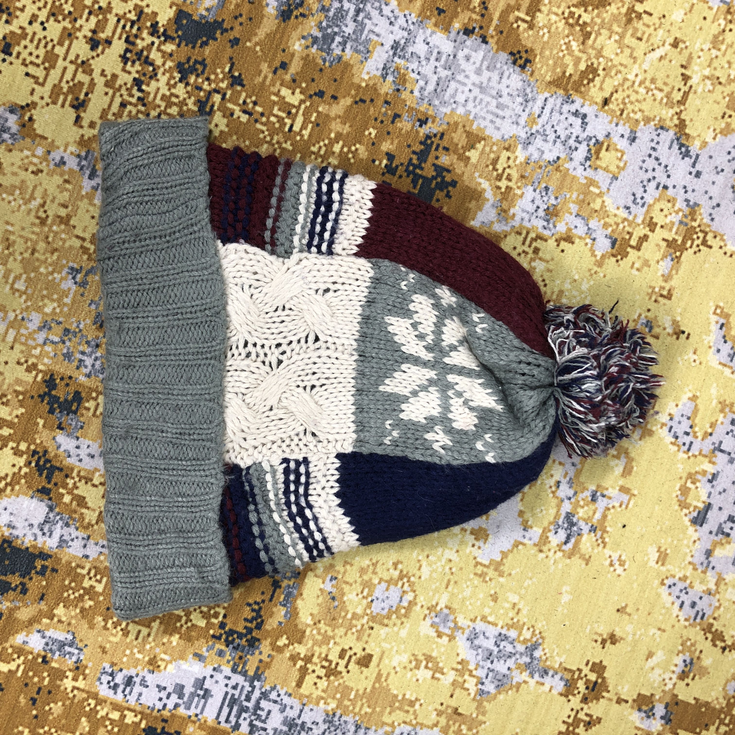 Ocean Pacific × Vintage Vintage Ocean Pacific Knit Beanie Hat B1690 Size ONE SIZE - 4 Thumbnail