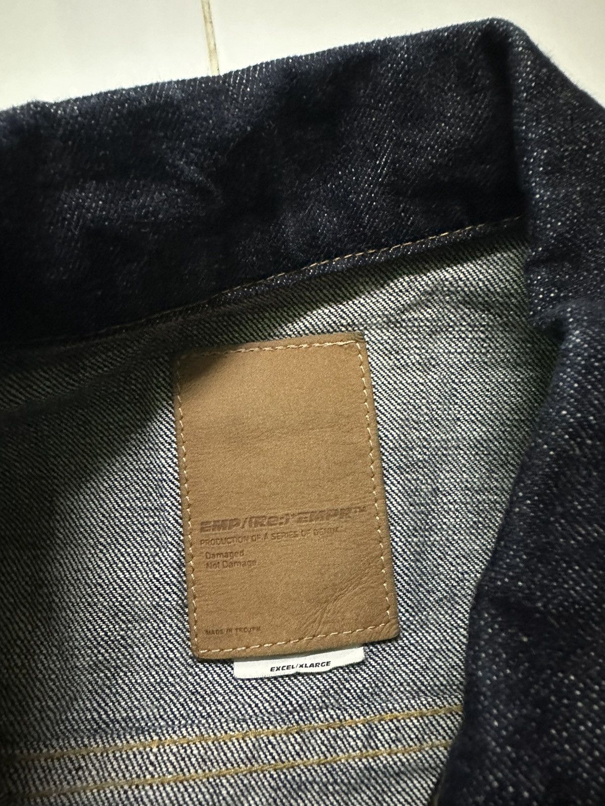 Japanese Brand Empire denim jacket Size US XL / EU 56 / 4 - 4 Thumbnail