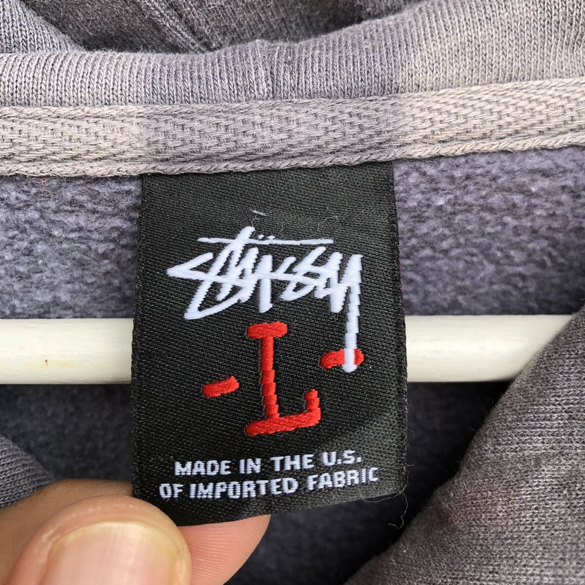 Stussy Vintage Stussy Streetwear Hoodie Zipper Jumper Size US L / EU 52-54 / 3 - 9 Thumbnail