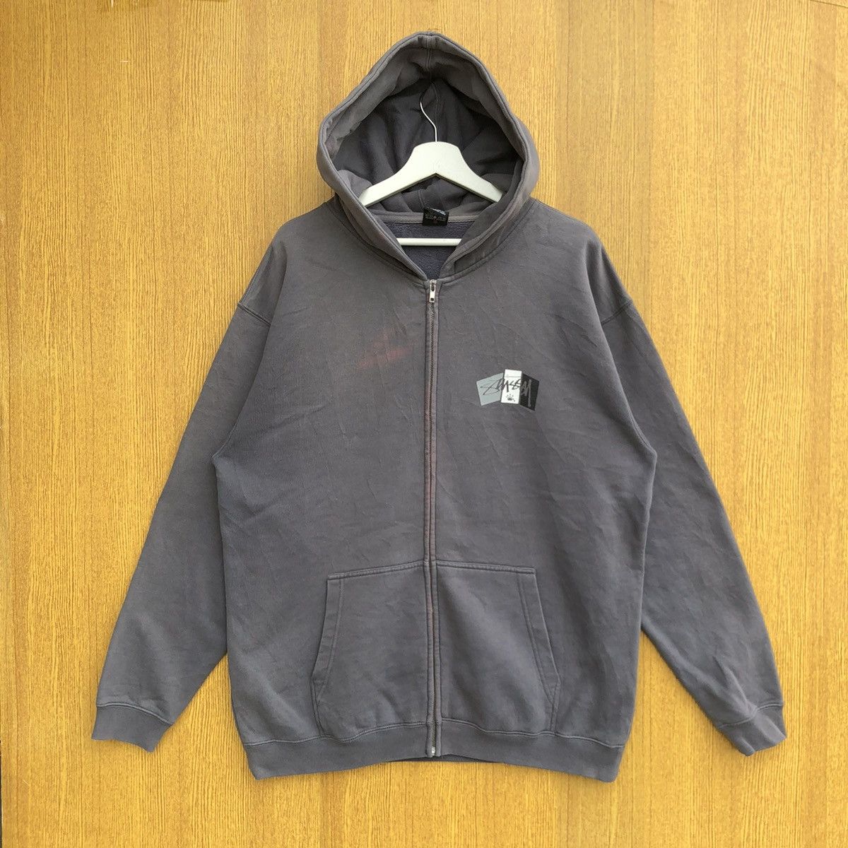 Stussy Vintage Stussy Streetwear Hoodie Zipper Jumper Size US L / EU 52-54 / 3 - 2 Thumbnail