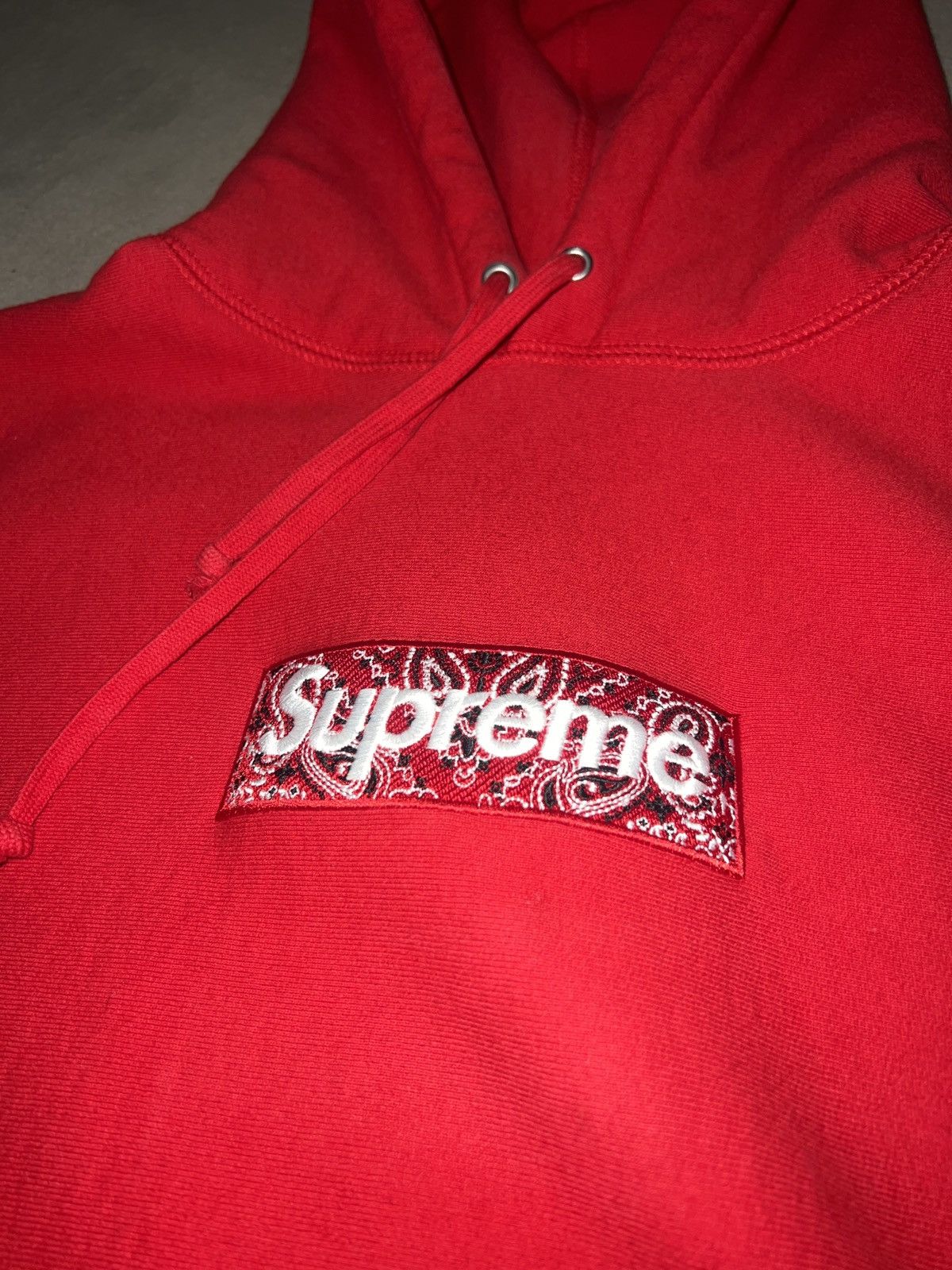 Supreme Supreme box logo bandana red Size US M / EU 48-50 / 2 - 9 Thumbnail