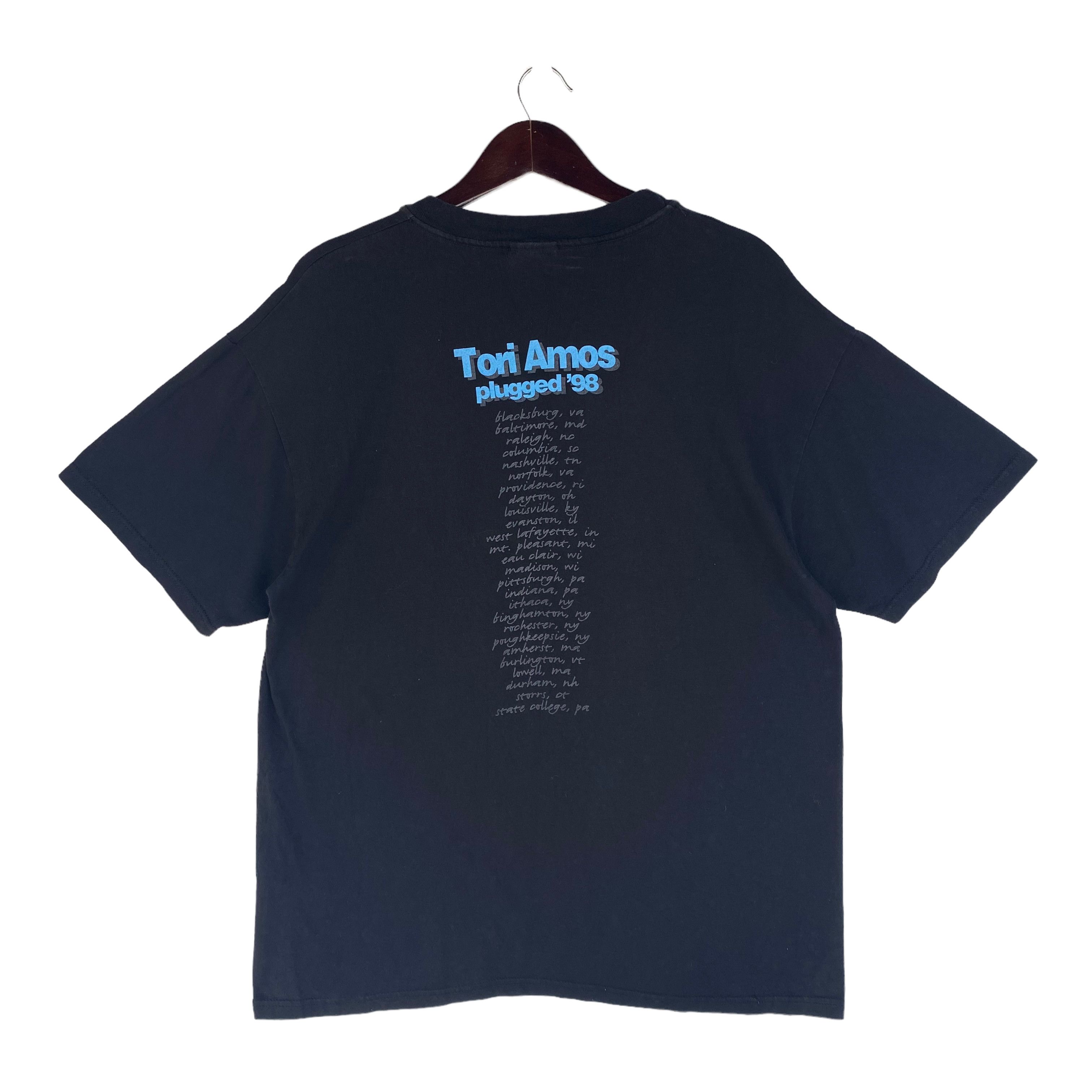 Band Tees Vintage 1998 TORI AMOS Solo Singer rock plugged tour shirt Size US L / EU 52-54 / 3 - 2 Thumbnail