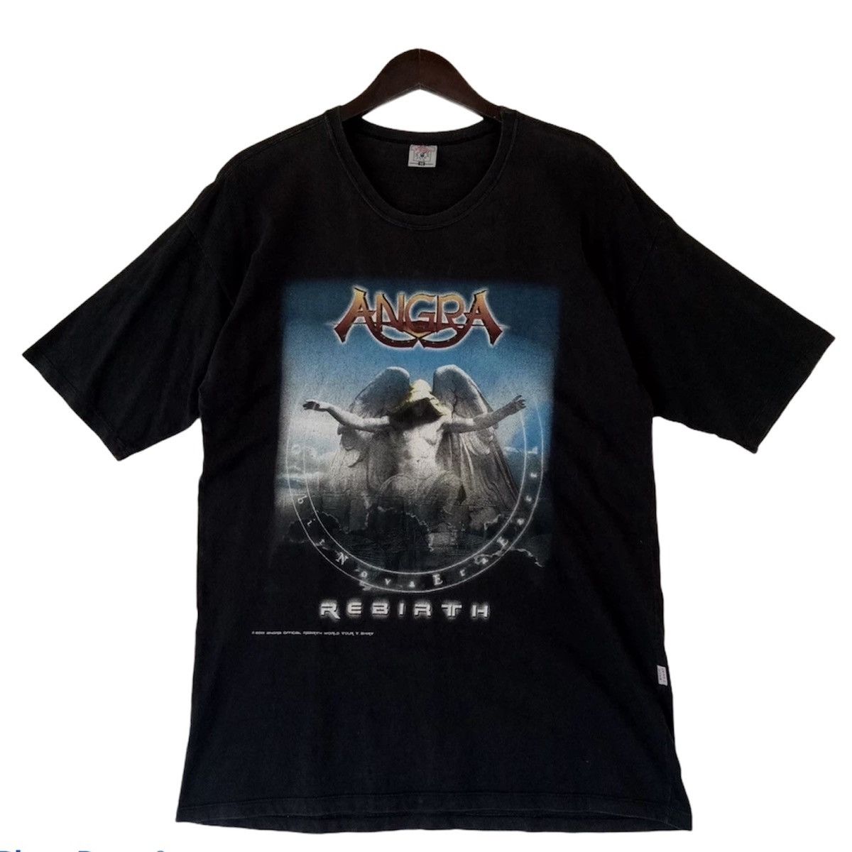 Band Tees VINTAGE ANGRA Brazilian metal band Rebirth album 2001 shirt Size US M / EU 48-50 / 2 - 1 Thumbnail
