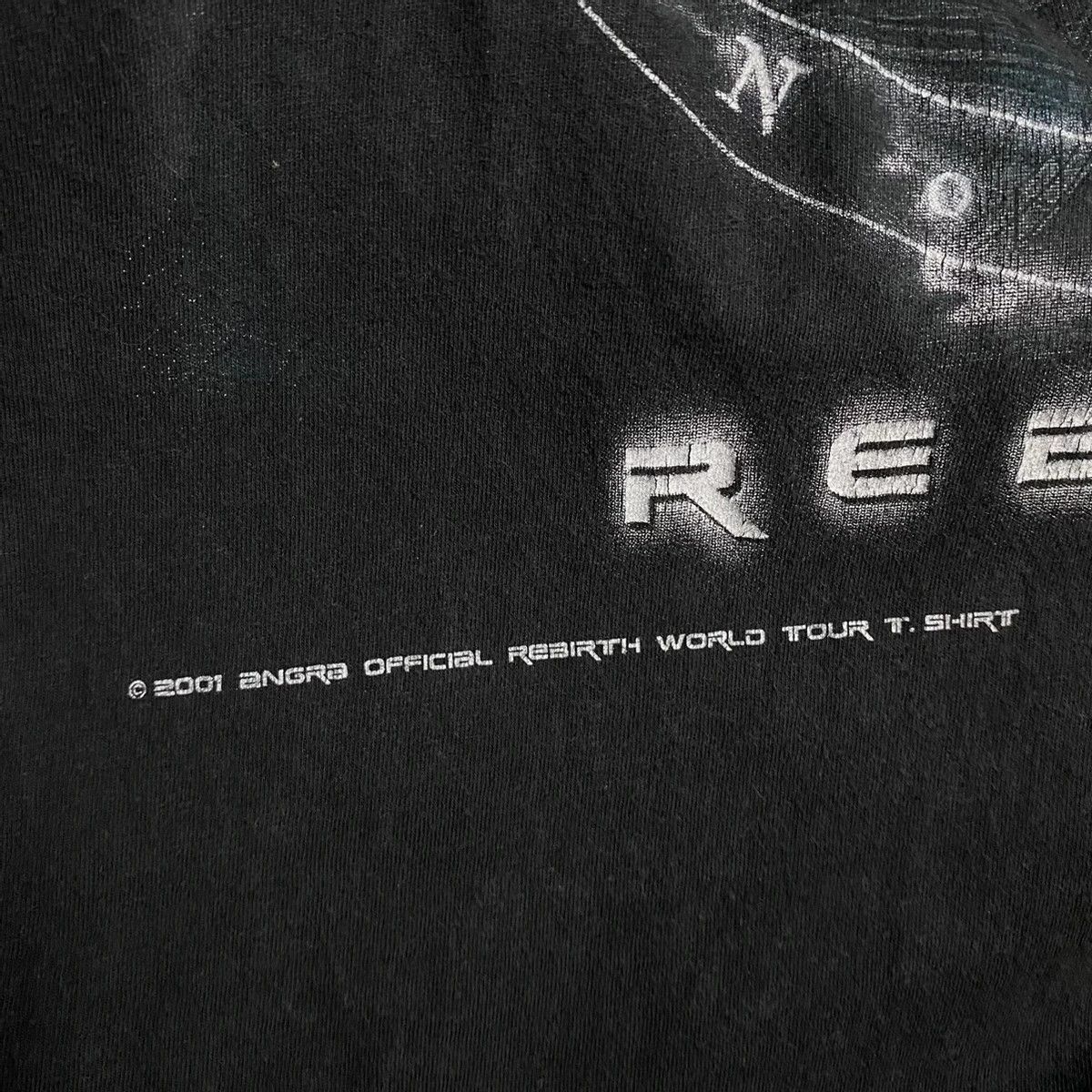 Band Tees VINTAGE ANGRA Brazilian metal band Rebirth album 2001 shirt Size US M / EU 48-50 / 2 - 3 Thumbnail