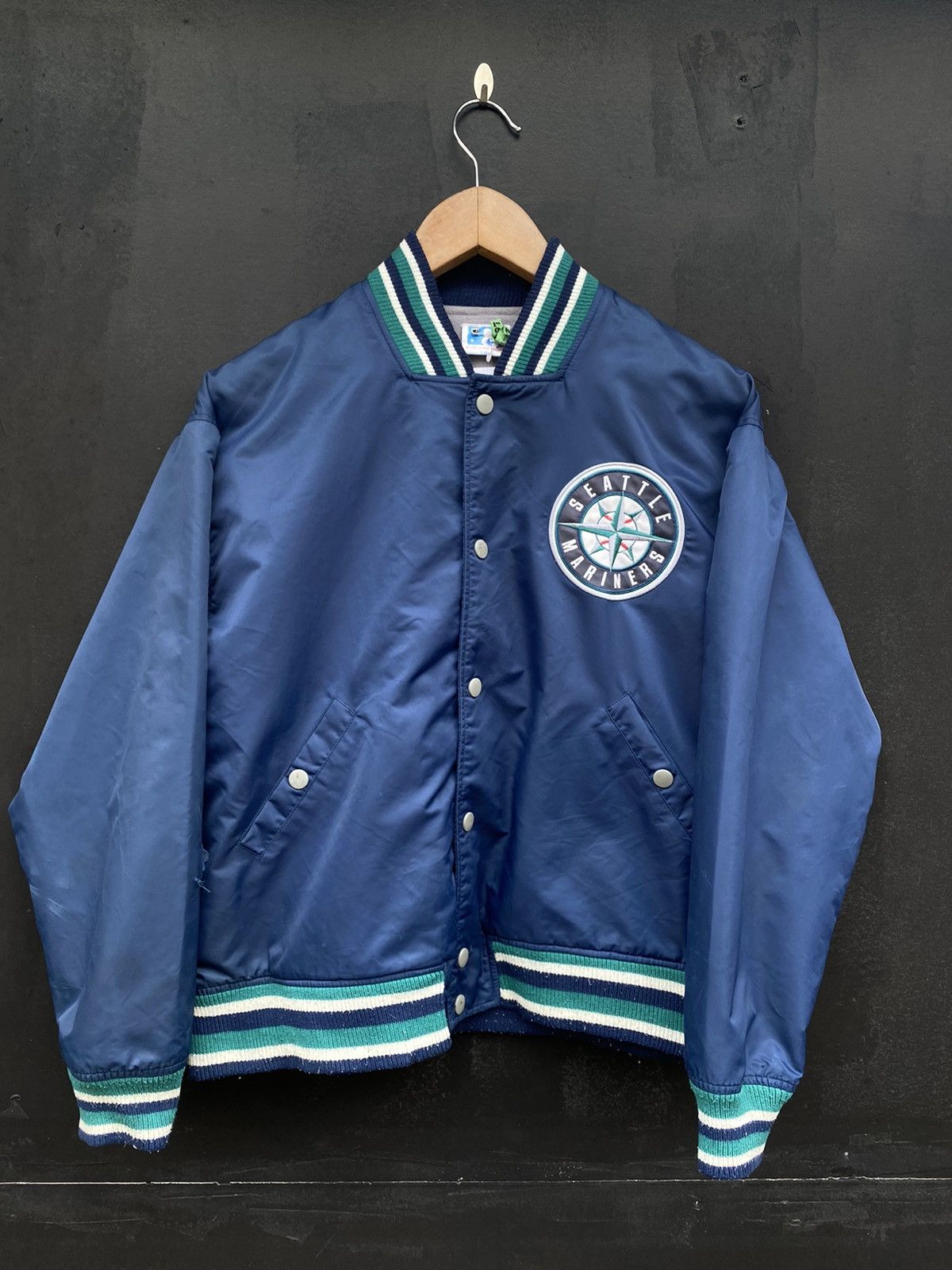 MLB × Starter 💥cyber week💥Vintage 90s Seattle Mariners MLB Starter Varsity Size US M / EU 48-50 / 2 - 2 Thumbnail
