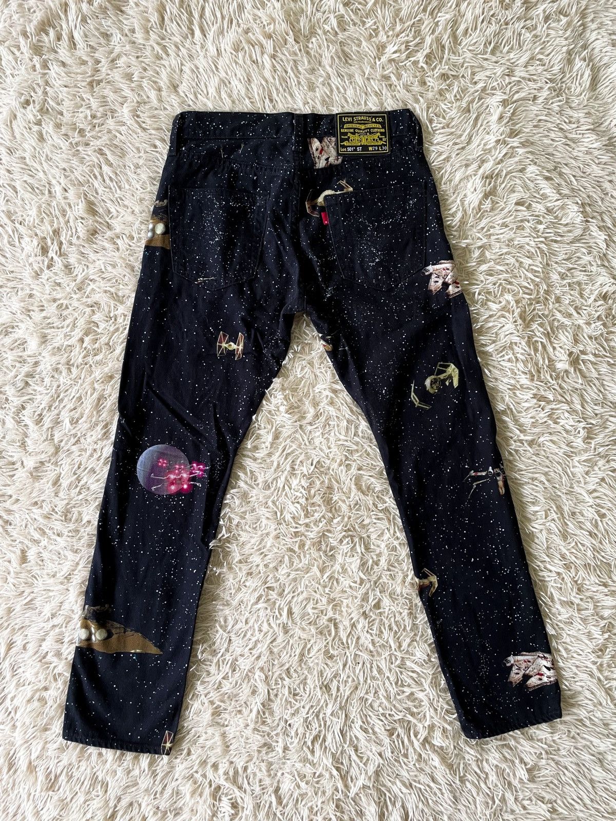 Levi's × Star Wars Levi’s x Star Wars 501 ST Overprinted Jeans Size US 29 - 6 Thumbnail