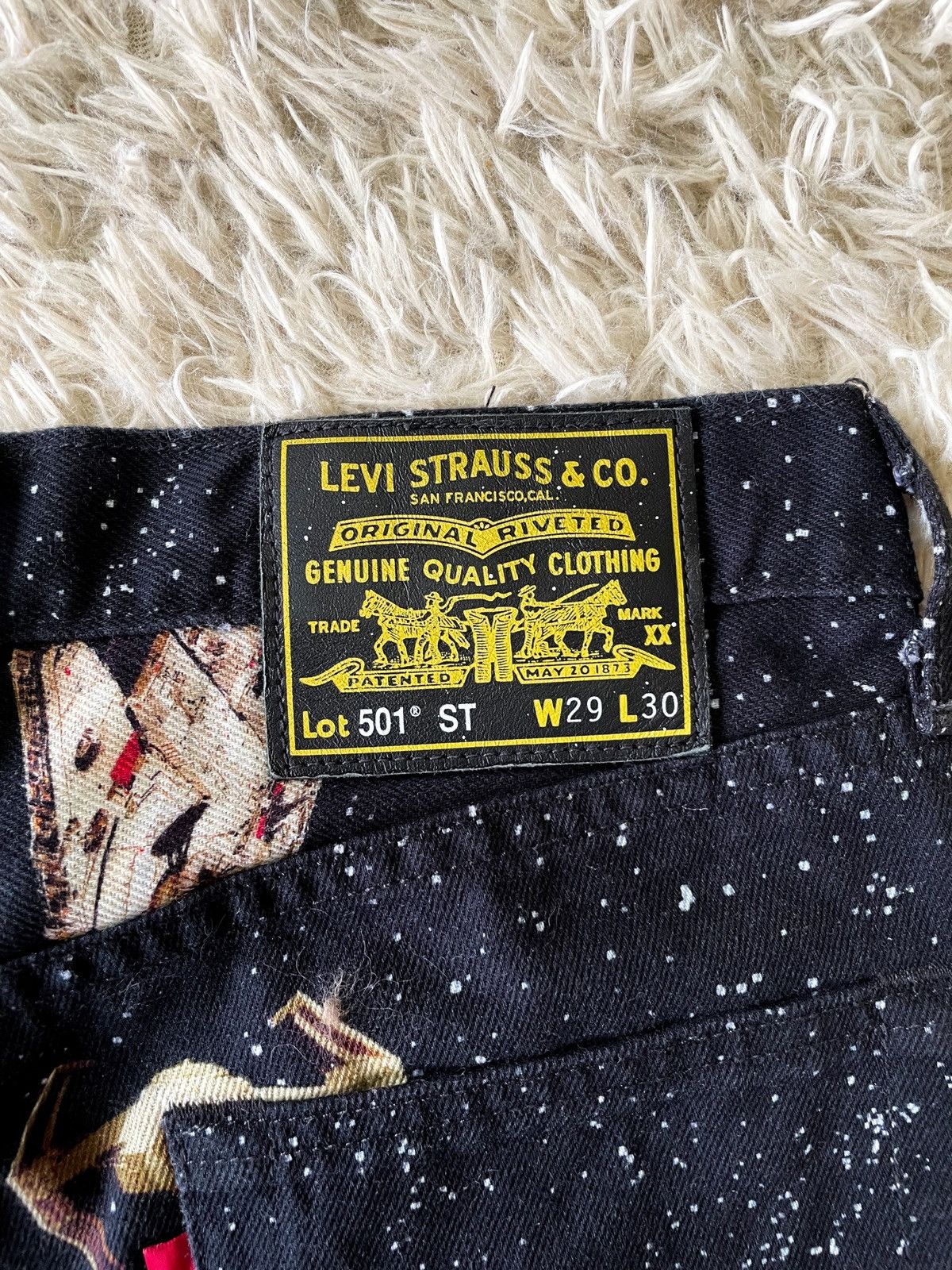 Levi's × Star Wars Levi’s x Star Wars 501 ST Overprinted Jeans Size US 29 - 7 Thumbnail