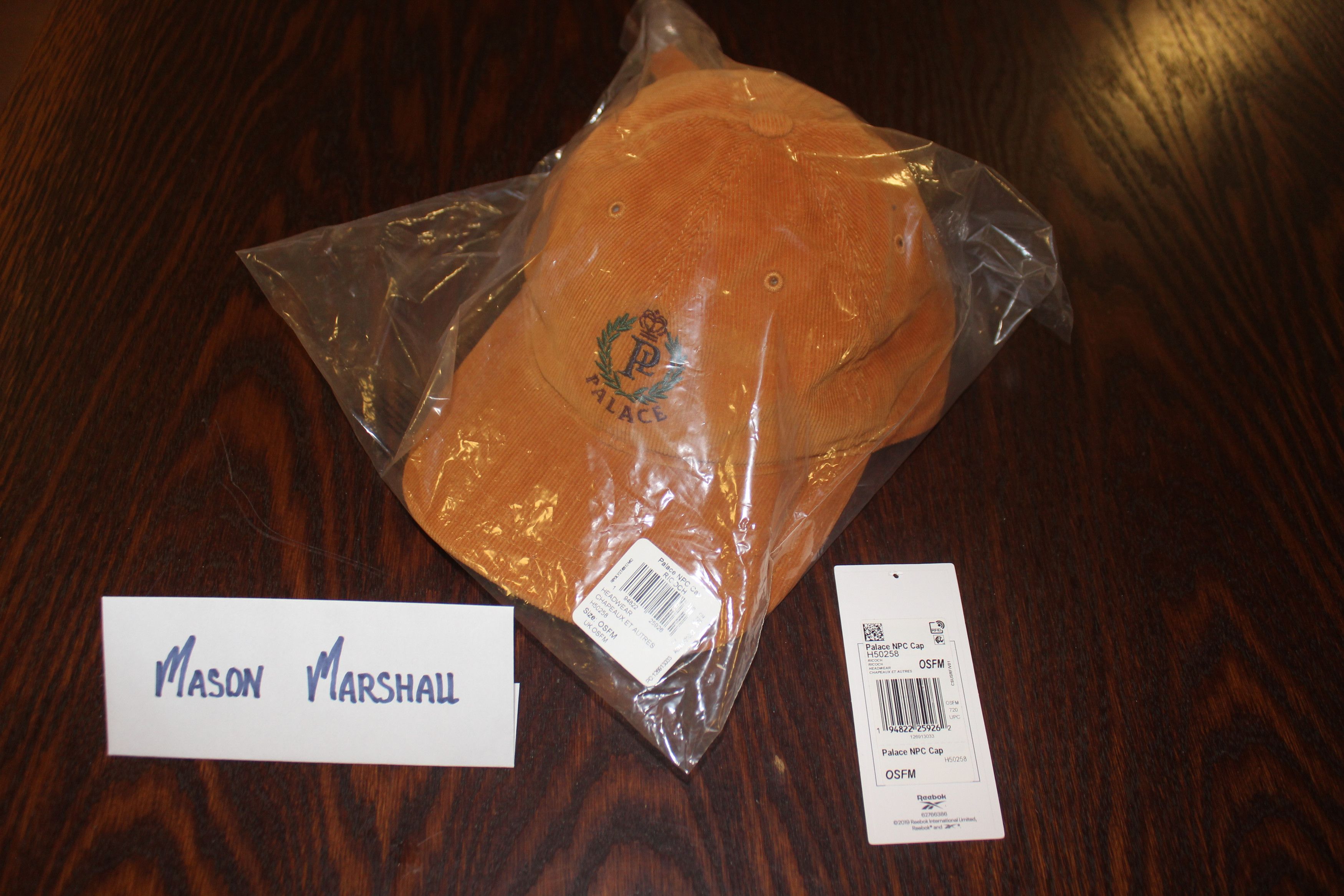 Palace × Reebok Palace x Reebok NPC 6-Panel Hat Corduroy Size ONE SIZE - 1 Thumbnail