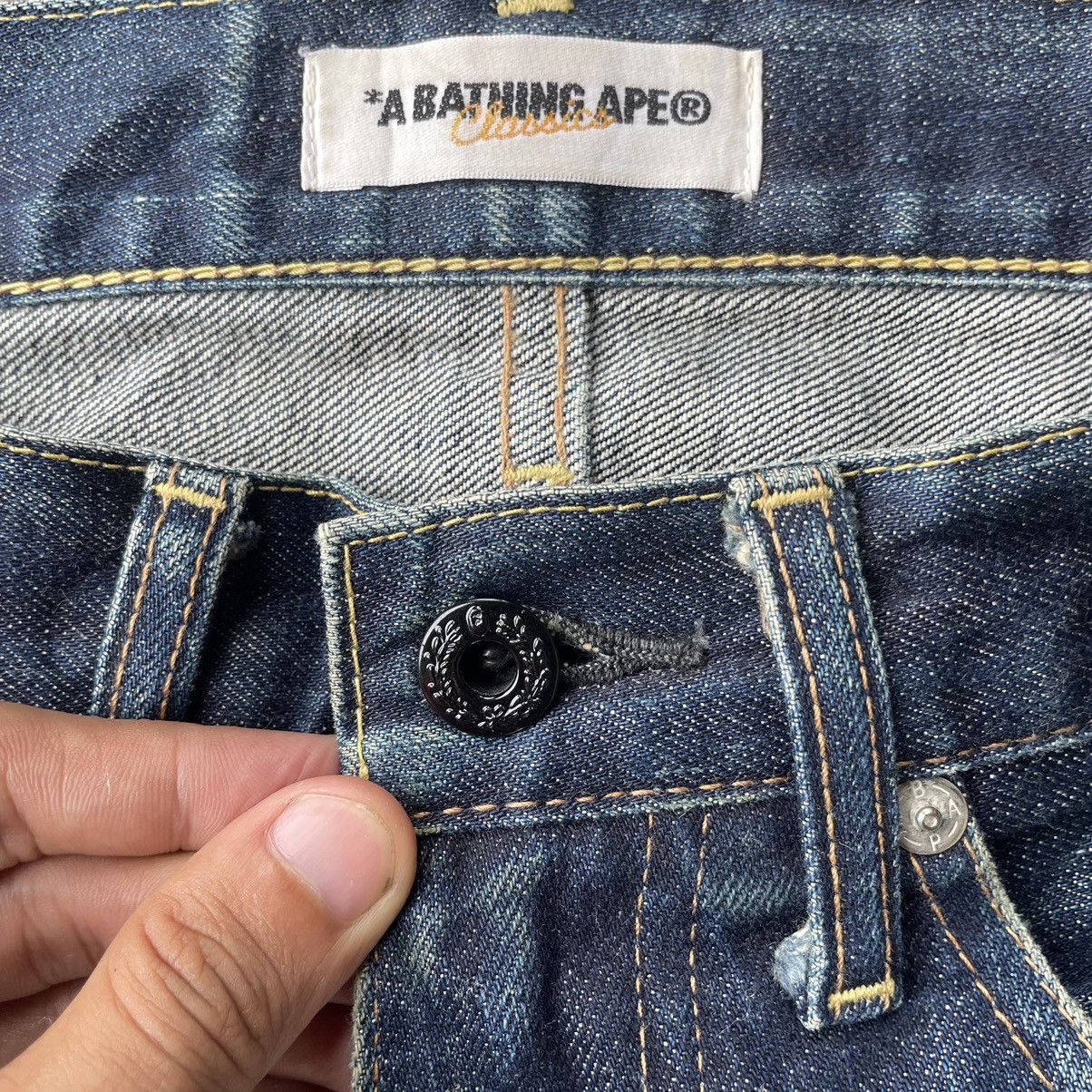 Bape × Nigo 💥BAPESTA DENIM JEAN PANT RAGULAR Size US 33 - 12 Thumbnail