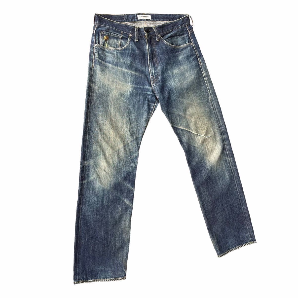 Bape × Nigo 💥BAPESTA DENIM JEAN PANT RAGULAR Size US 33 - 6 Thumbnail