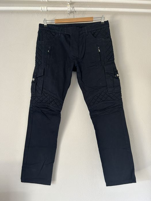 Balmain cargo biker store jeans