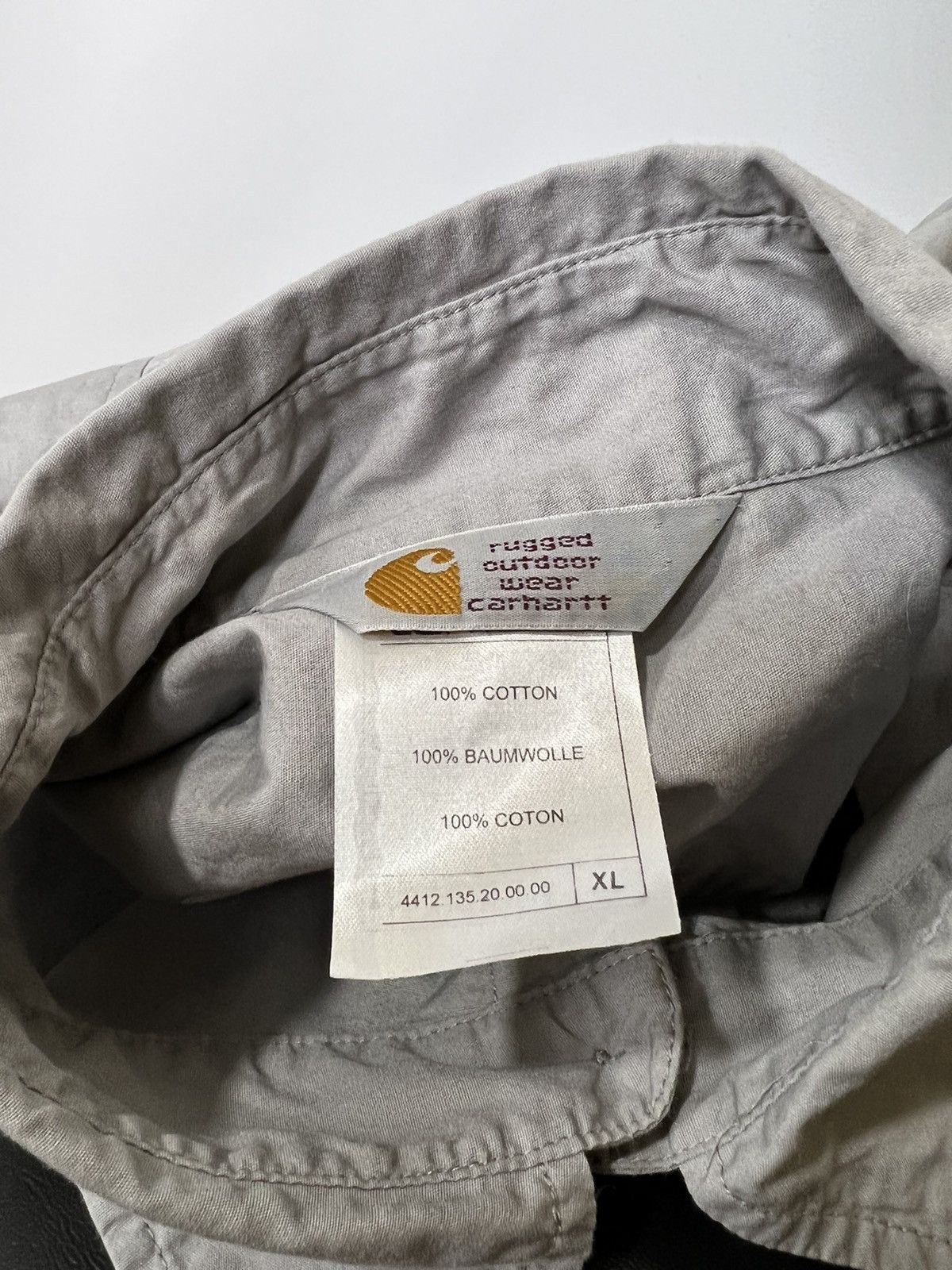 Carhartt × Carhartt Wip × Vintage Vintage Carhartt wip short sleeve shirt Size US XL / EU 56 / 4 - 3 Thumbnail