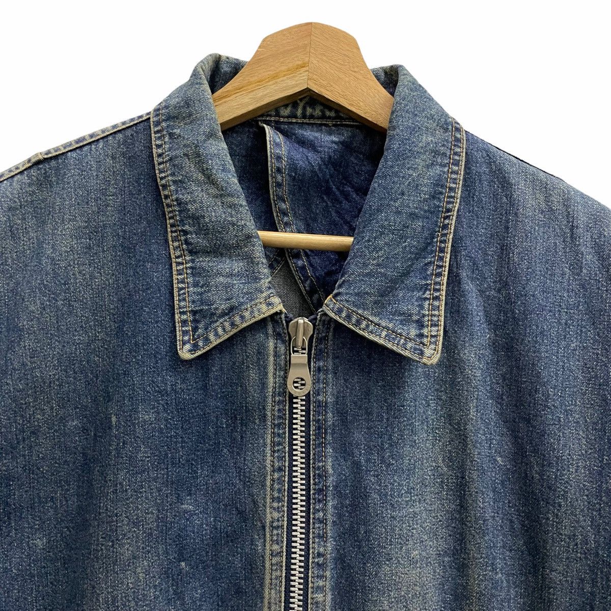 Other 💥 80s PER VERORAV NOUVA JAPAN DENIM BOMBER JACKET Size US L / EU 52-54 / 3 - 5 Thumbnail