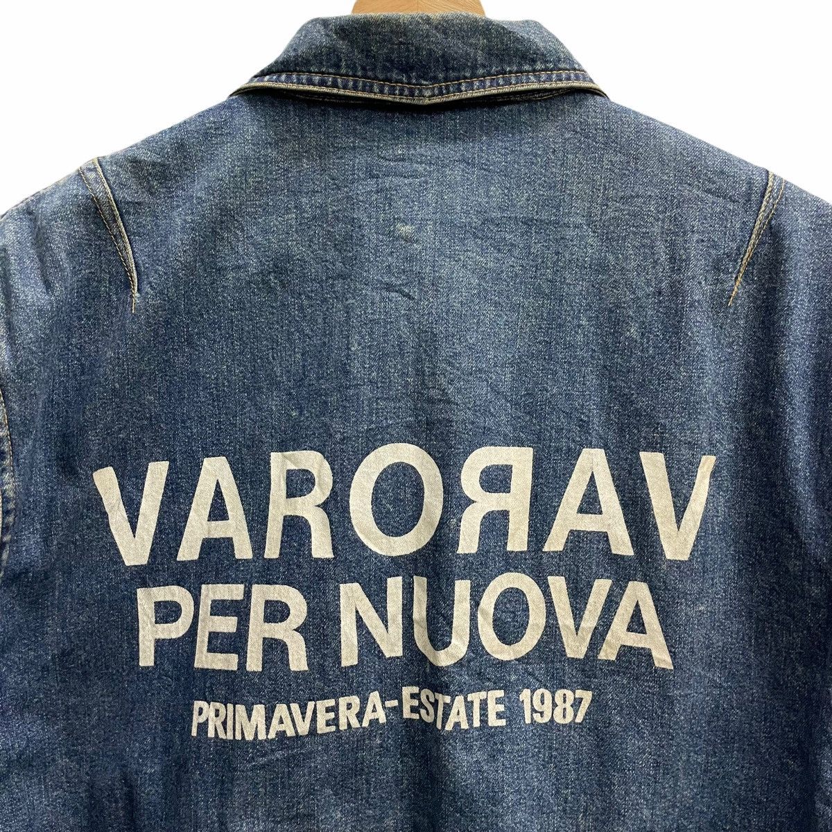 Other 💥 80s PER VERORAV NOUVA JAPAN DENIM BOMBER JACKET Size US L / EU 52-54 / 3 - 3 Thumbnail