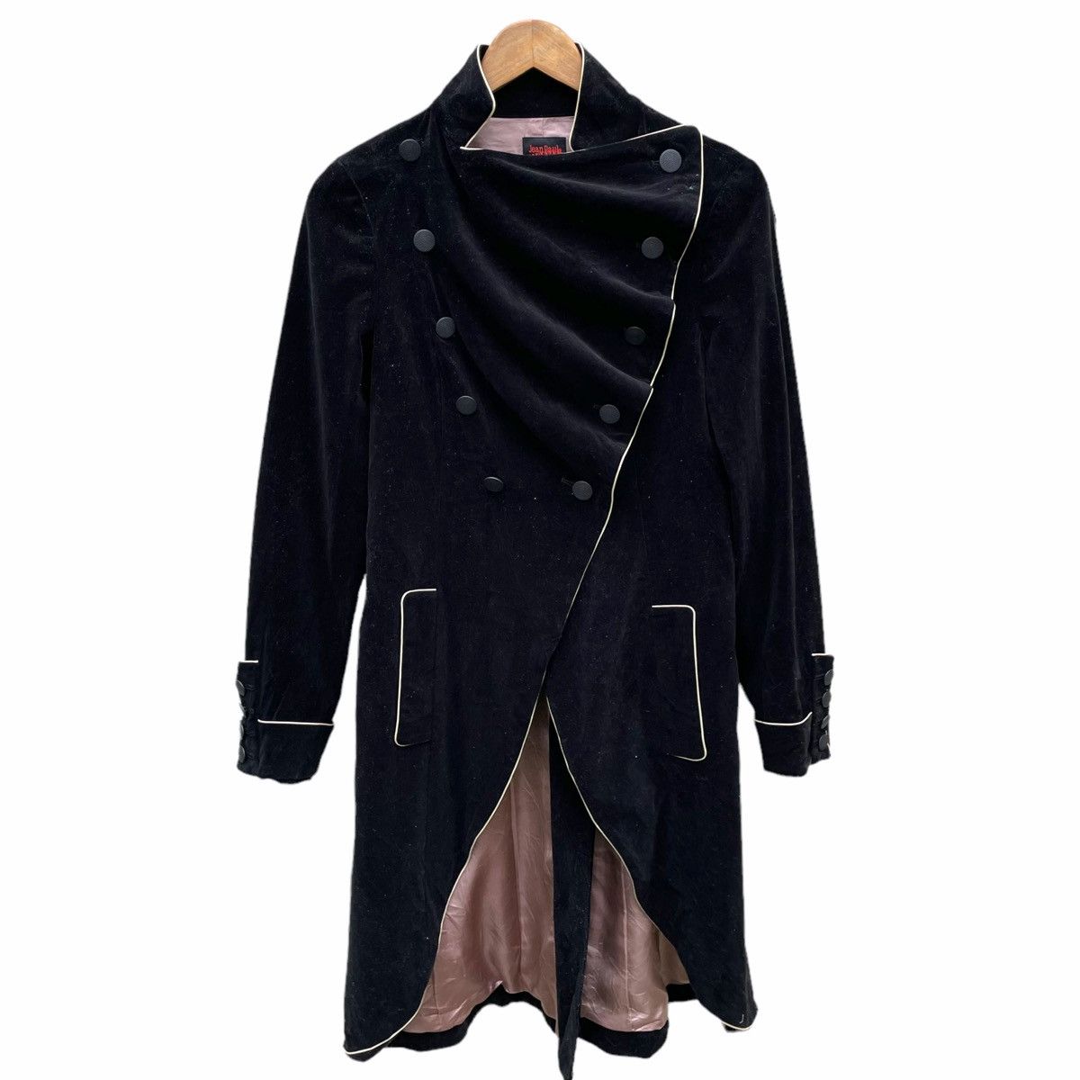 Jean Paul Gaultier × Vintage 💥90s JEAN PAUL GAULTIER Velvet Double Breast Long Jacket Size S / US 4 / IT 40 - 3 Thumbnail